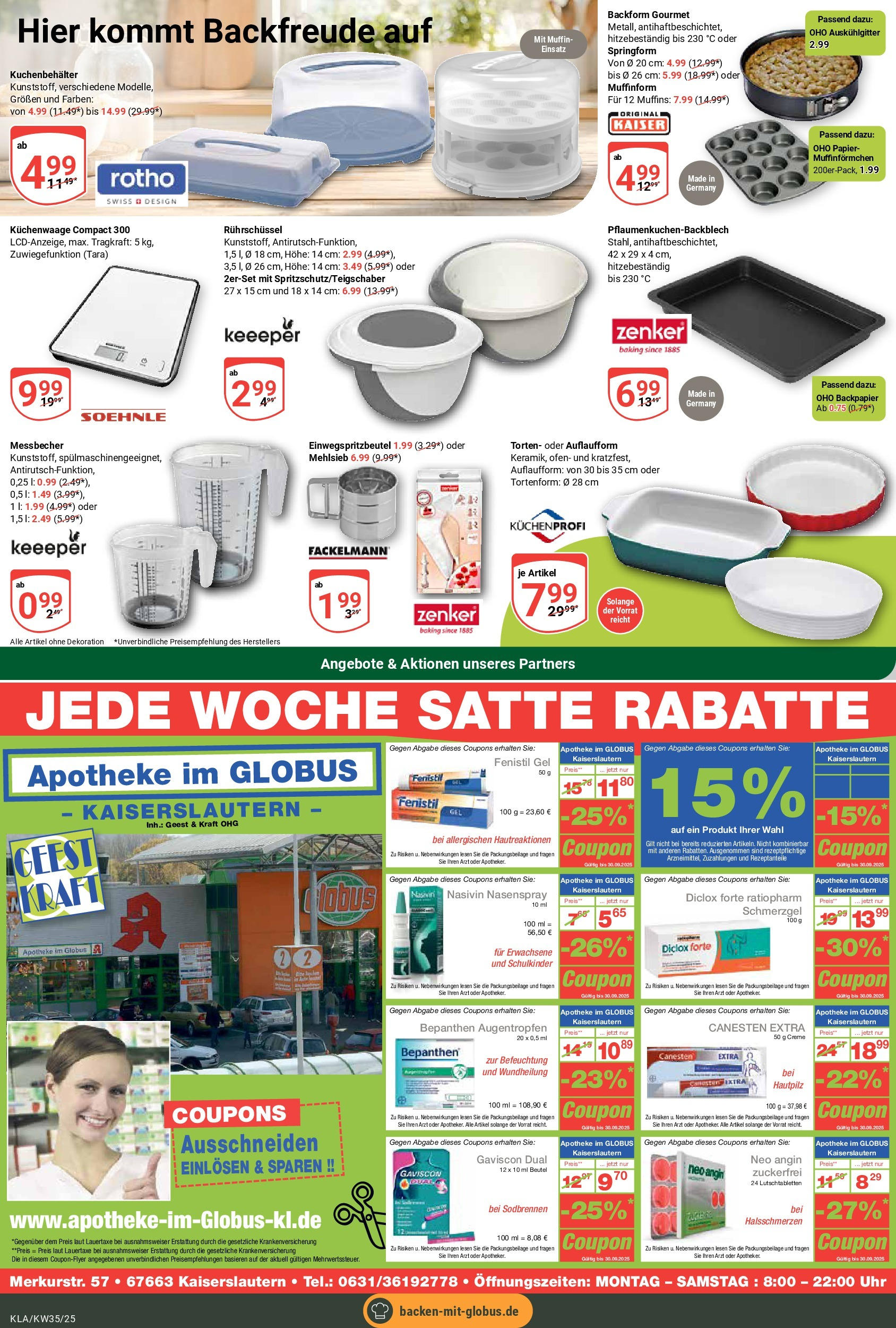 Globus prospekt Kaiserslautern (ab 24.08.2025) » Angebote ab Montag | Seite: 18 | Produkte: Ofen, Uhr Globus prospekt Kaiserslautern (ab 24.08.2025) » Angebote online | Seite: 18 | Produkte: Ofen, Uhr