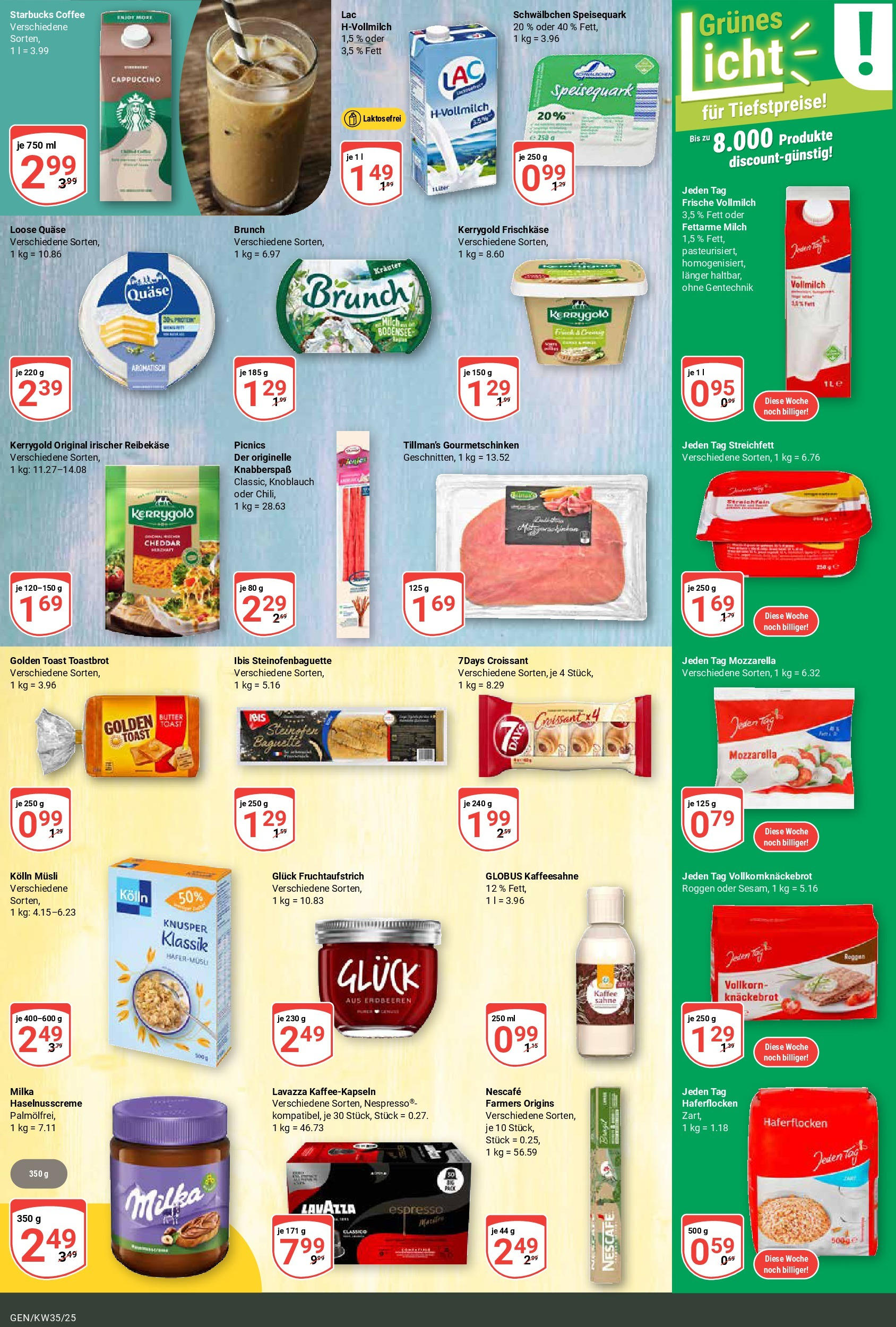 Globus prospekt Gensingen (ab 24.08.2025) » Angebote ab Montag | Seite: 10 | Produkte: Musli, Kolln musli, Baguette, Sahne Globus prospekt Gensingen (ab 24.08.2025) » Angebote online | Seite: 10 | Produkte: Musli, Kolln musli, Baguette, Sahne