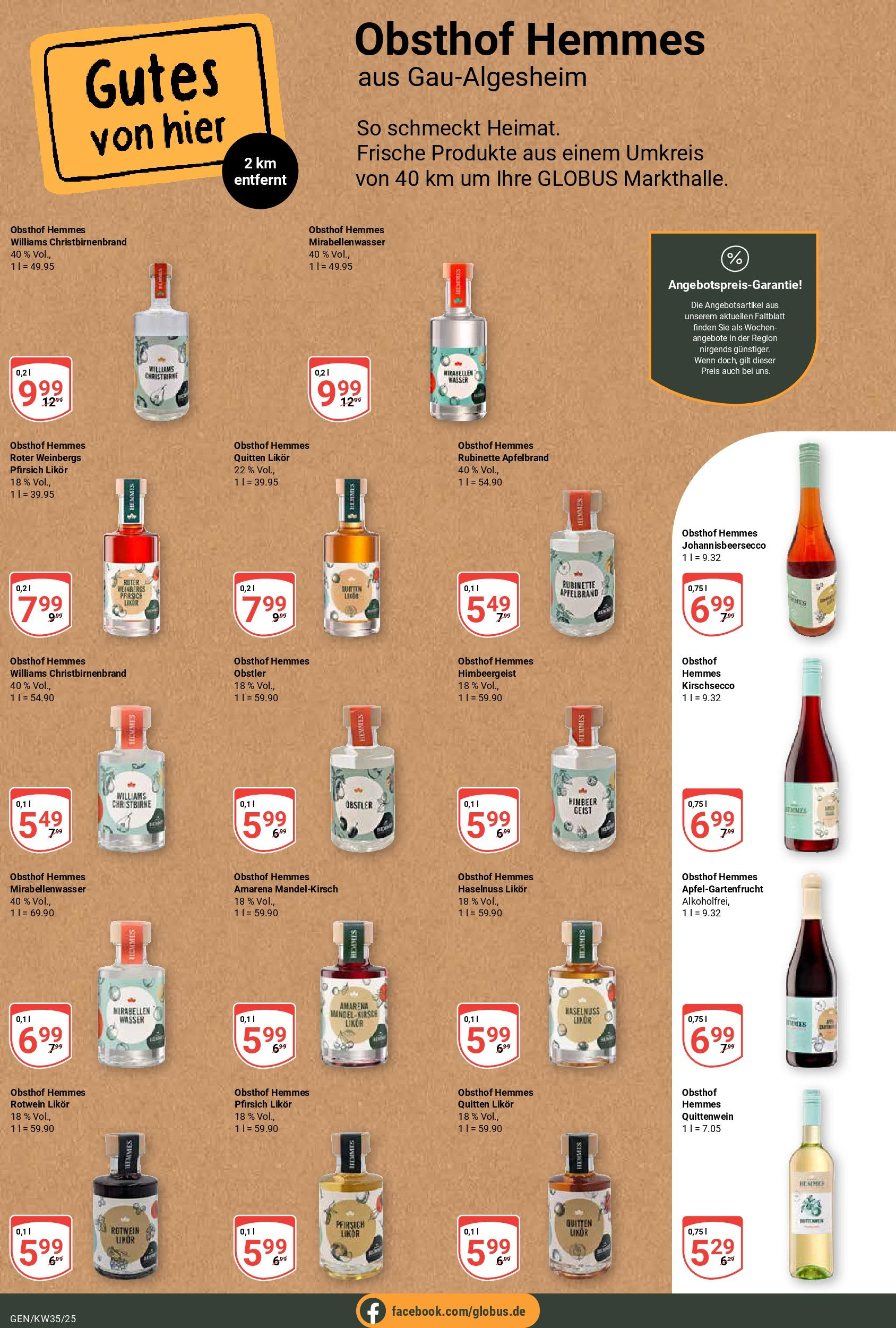 Globus prospekt Gensingen (ab 24.08.2025) » Angebote ab Montag | Seite: 15 | Produkte: Rotwein, Likör, Wasser, Pfirsich Globus prospekt Gensingen (ab 24.08.2025) » Angebote online | Seite: 15 | Produkte: Rotwein, Likör, Wasser, Pfirsich