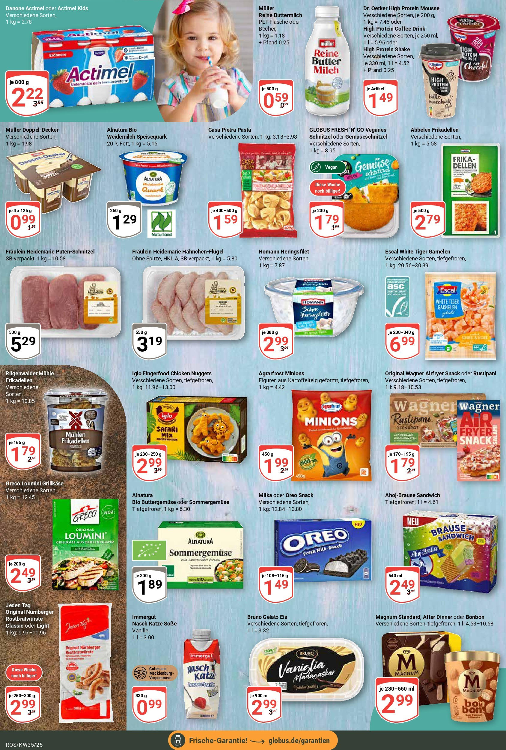 Globus prospekt Lambrechtshagen (ab 24.08.2025) » Angebote ab Montag | Seite: 10 | Produkte: Buttermilch, Butter, Iglo, Eis Globus prospekt Lambrechtshagen (ab 24.08.2025) » Angebote online | Seite: 10 | Produkte: Buttermilch, Butter, Iglo, Eis