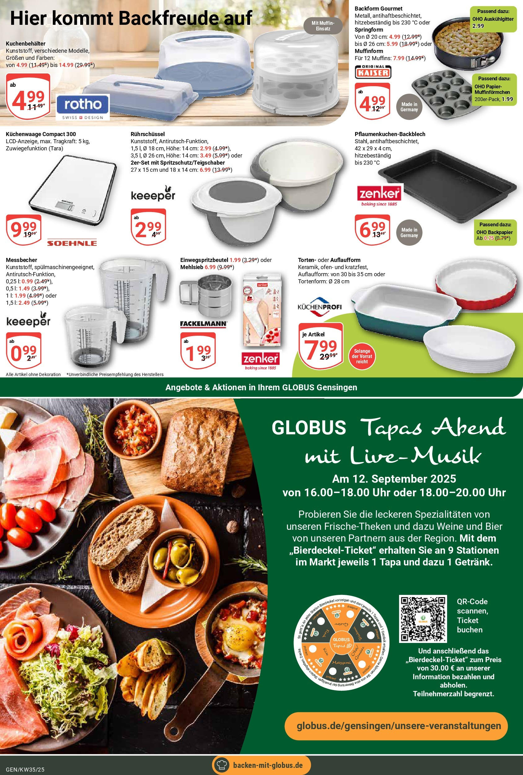 Globus prospekt Gensingen (ab 24.08.2025) » Angebote ab Montag | Seite: 21 | Produkte: Ofen, Bier, Uhr Globus prospekt Gensingen (ab 24.08.2025) » Angebote online | Seite: 21 | Produkte: Ofen, Bier, Uhr