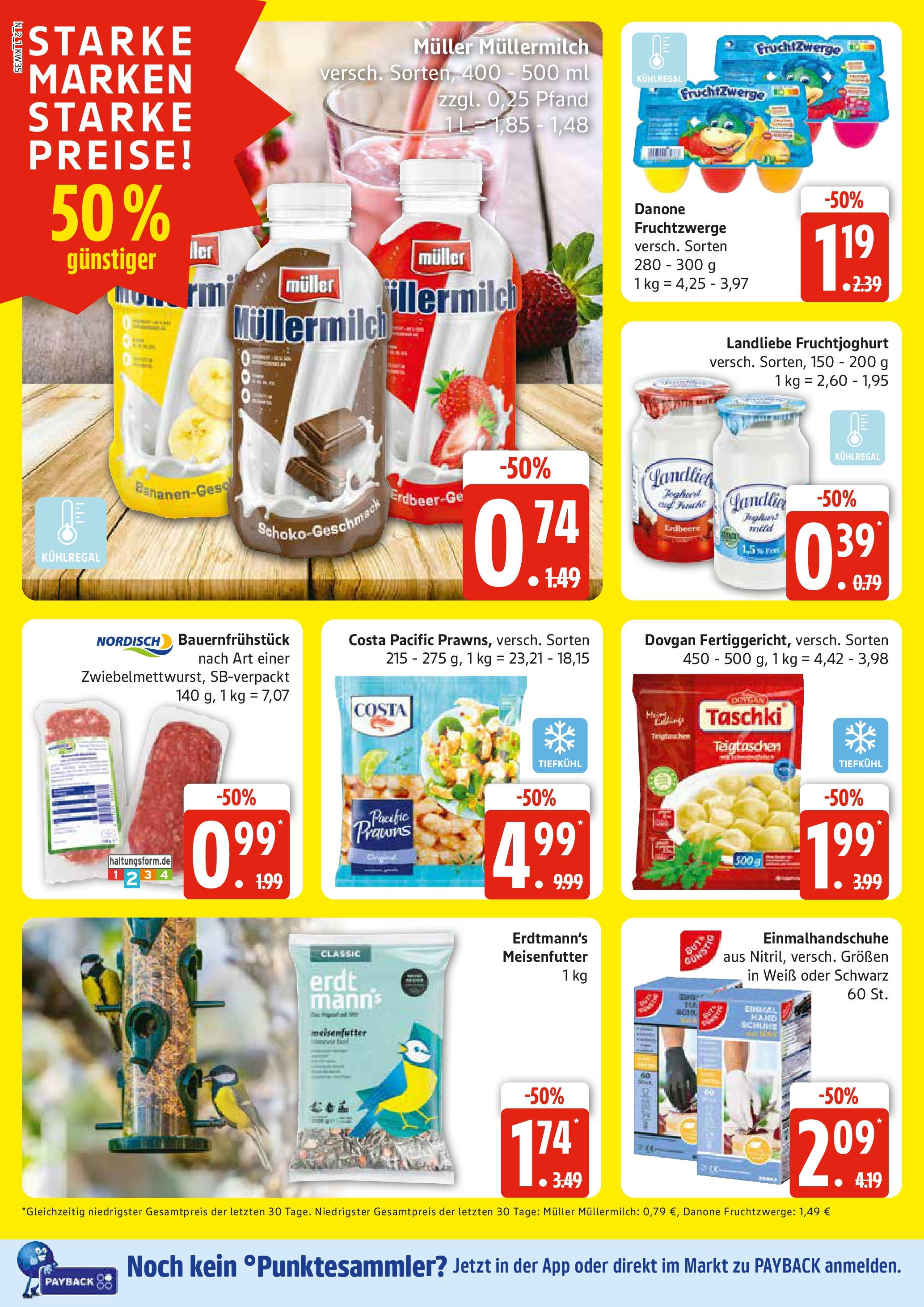 Edeka prospekt Rostock	 (ab 24.08.2025) » Angebote Online | Seite: 2 | Produkte: Fruchtzwerge, Fruchtjoghurt, Müllermilch, Muller mullermilch
