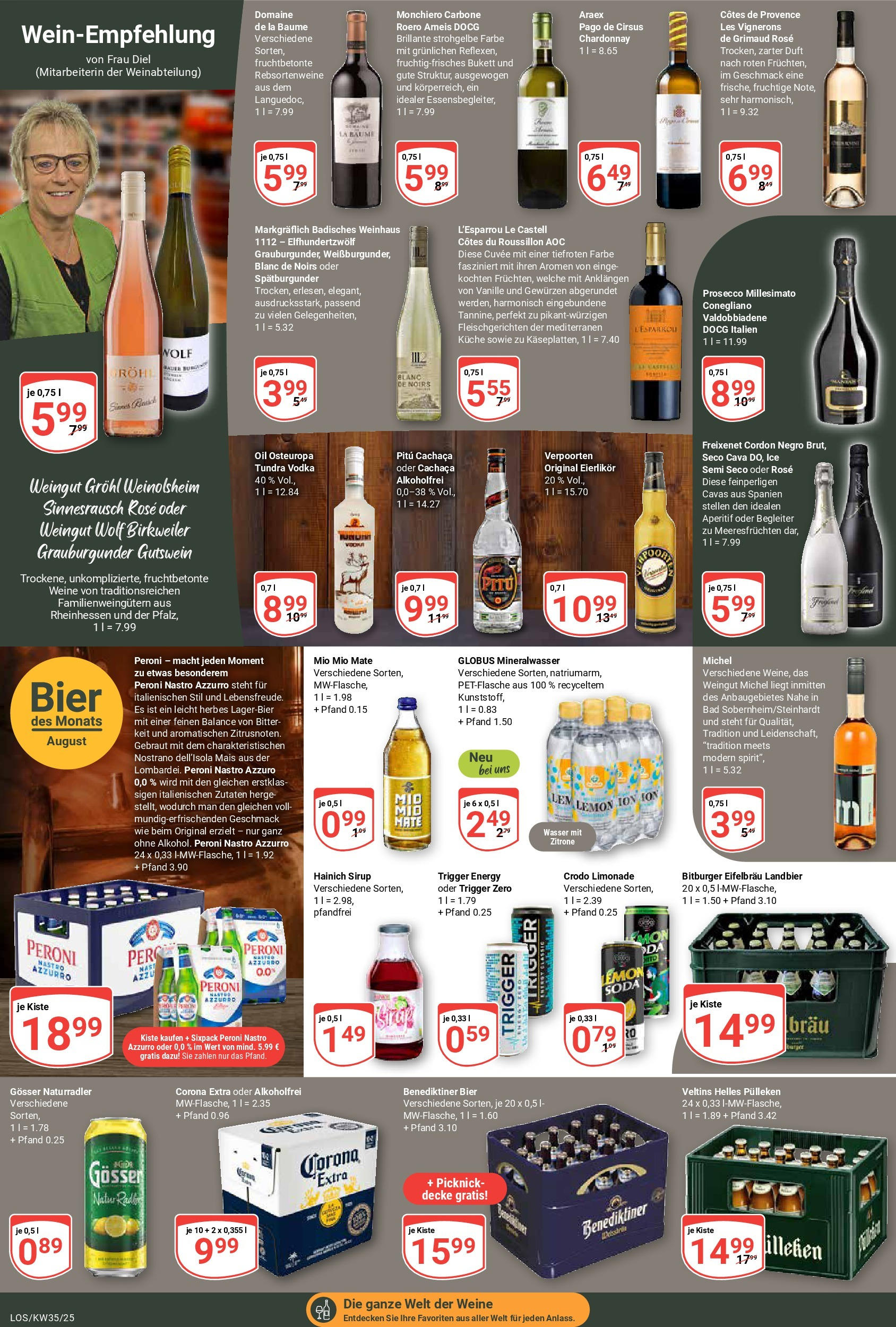 Globus prospekt Losheim Am See (ab 24.08.2025) » Angebote ab Montag | Seite: 16 | Produkte: Helles pulleken, Küche, Vodka, Wodka Globus prospekt Losheim Am See (ab 24.08.2025) » Angebote online | Seite: 16 | Produkte: Helles pulleken, Küche, Vodka, Wodka