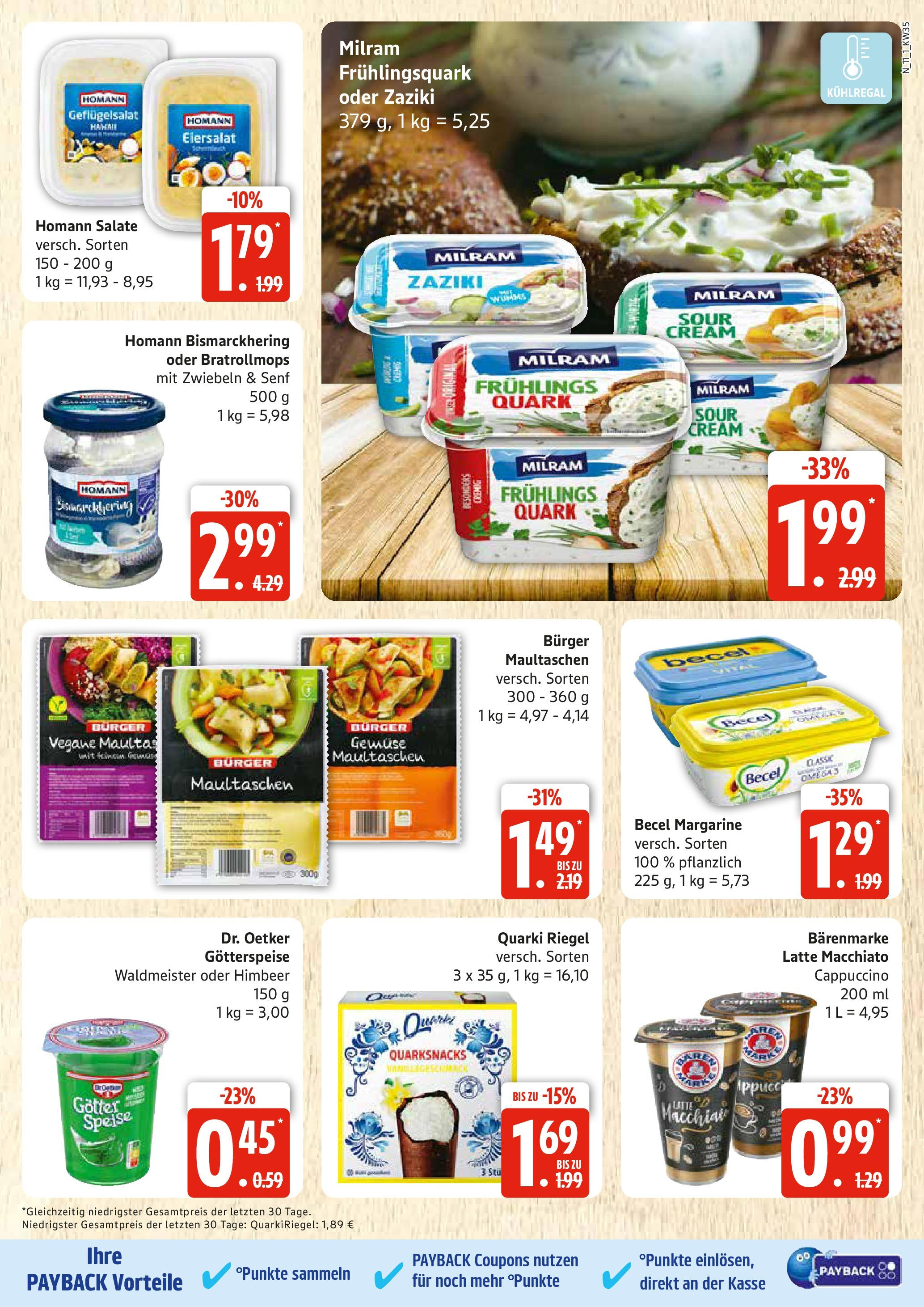 Edeka prospekt Rostock	 (ab 24.08.2025) » Angebote Online | Seite: 11 | Produkte: Burger, Zwiebeln, Milram, Pasta