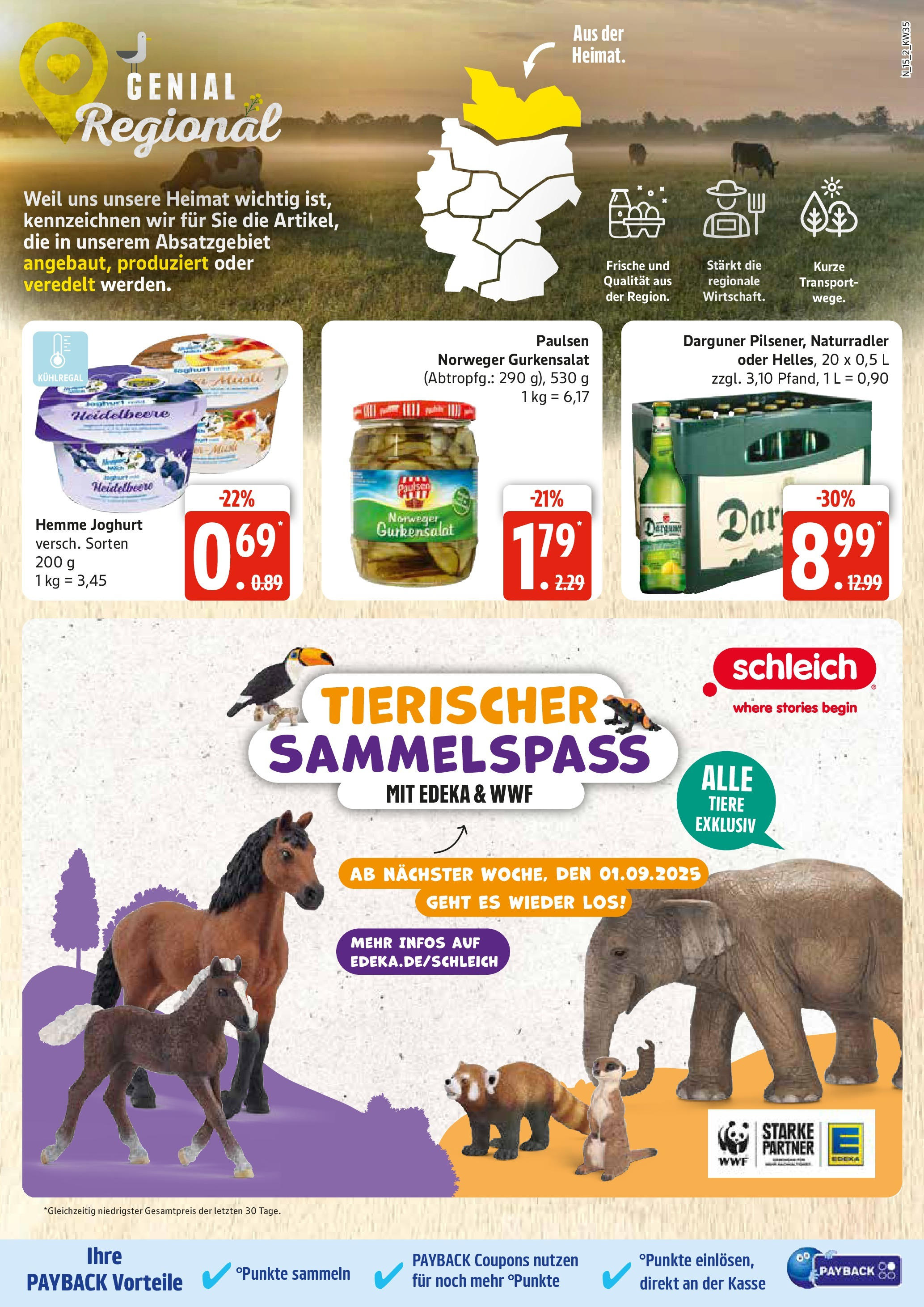 Edeka prospekt Rostock	 (ab 24.08.2025) » Angebote Online | Seite: 15 | Produkte: Joghurt