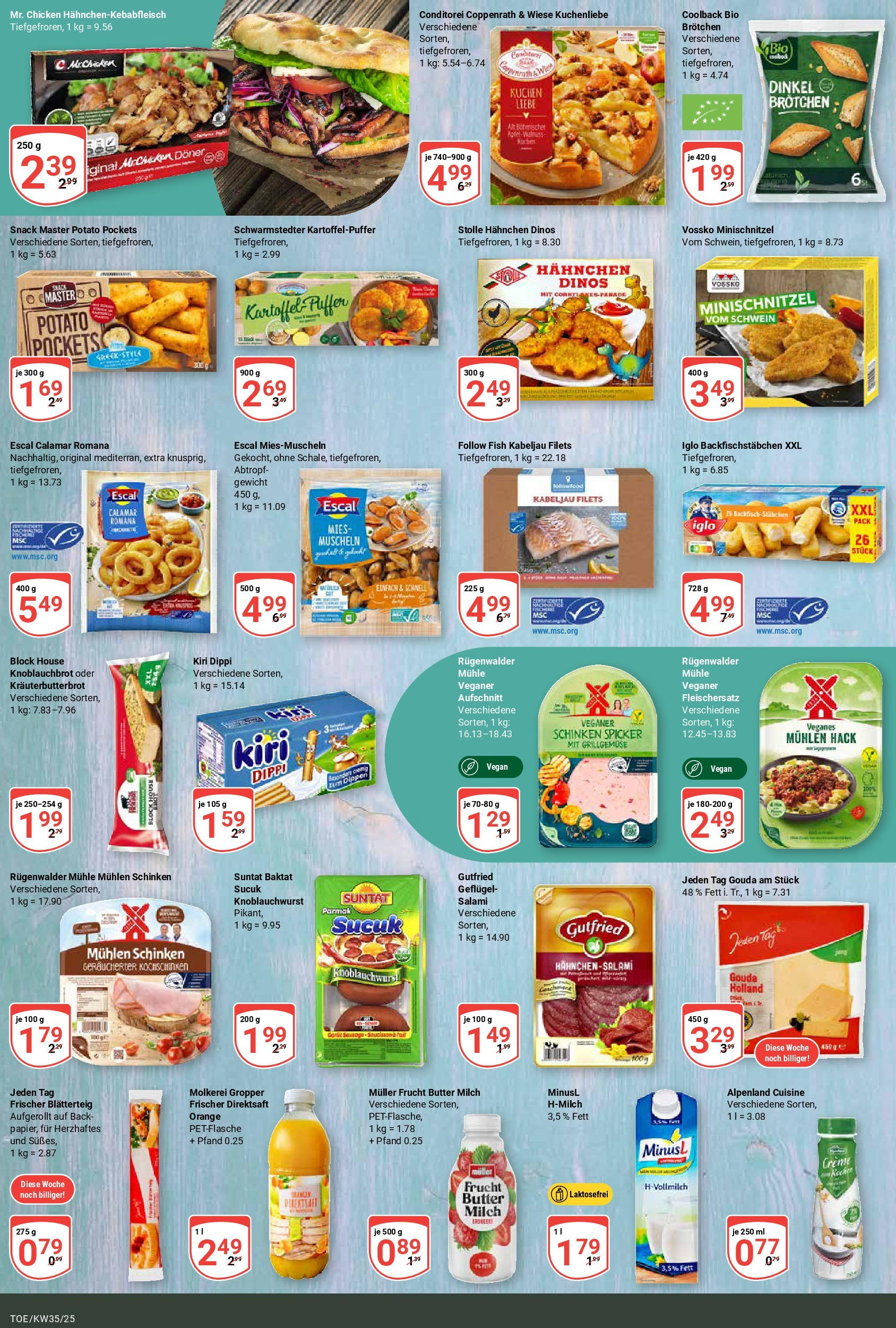 Globus prospekt Tönisvorst (ab 24.08.2025) » Angebote ab Montag | Seite: 10 | Produkte: Milch, Creme, Schinken, Kuchen Globus prospekt Tönisvorst (ab 24.08.2025) » Angebote online | Seite: 10 | Produkte: Milch, Creme, Schinken, Kuchen