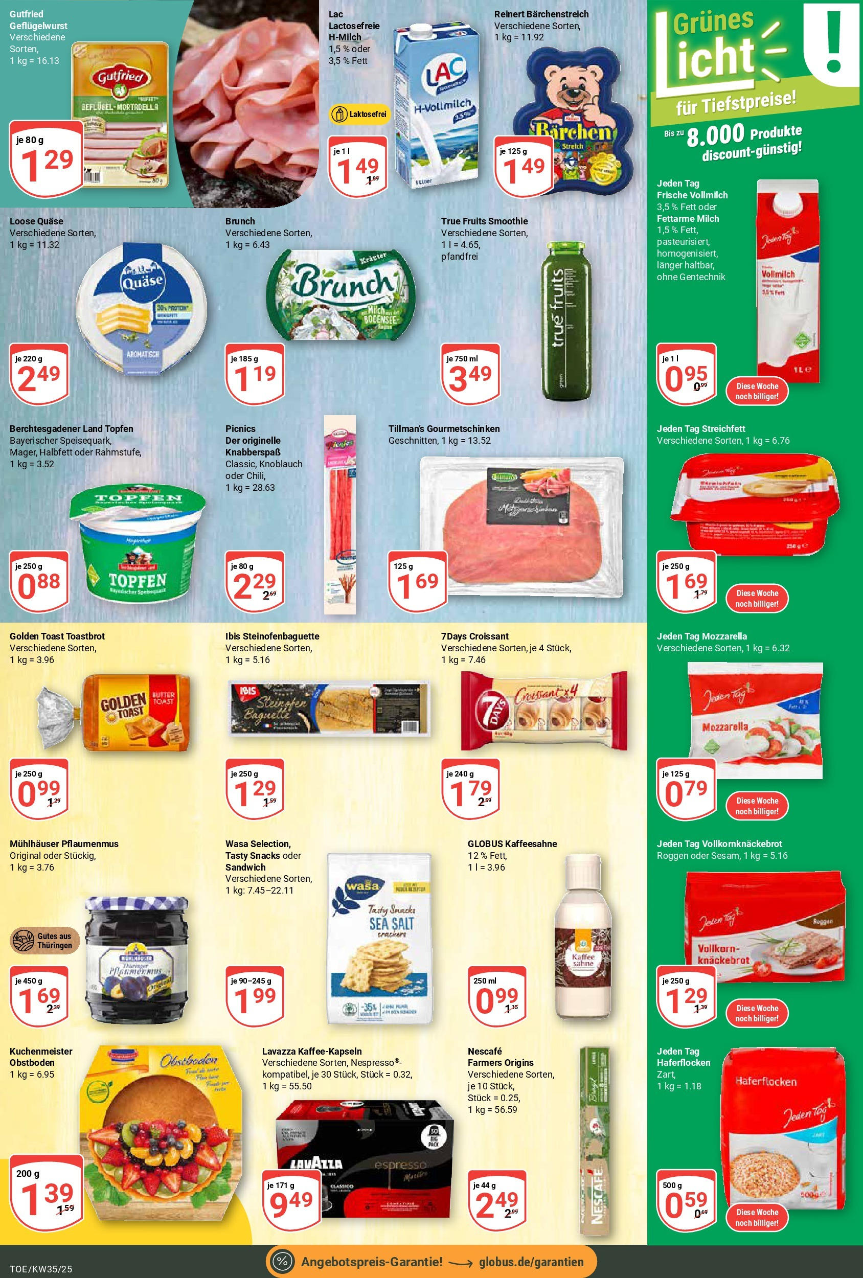 Globus prospekt Tönisvorst (ab 24.08.2025) » Angebote ab Montag | Seite: 11 | Produkte: Toast, Baguette, Croissant, Sahne Globus prospekt Tönisvorst (ab 24.08.2025) » Angebote online | Seite: 11 | Produkte: Toast, Baguette, Croissant, Sahne