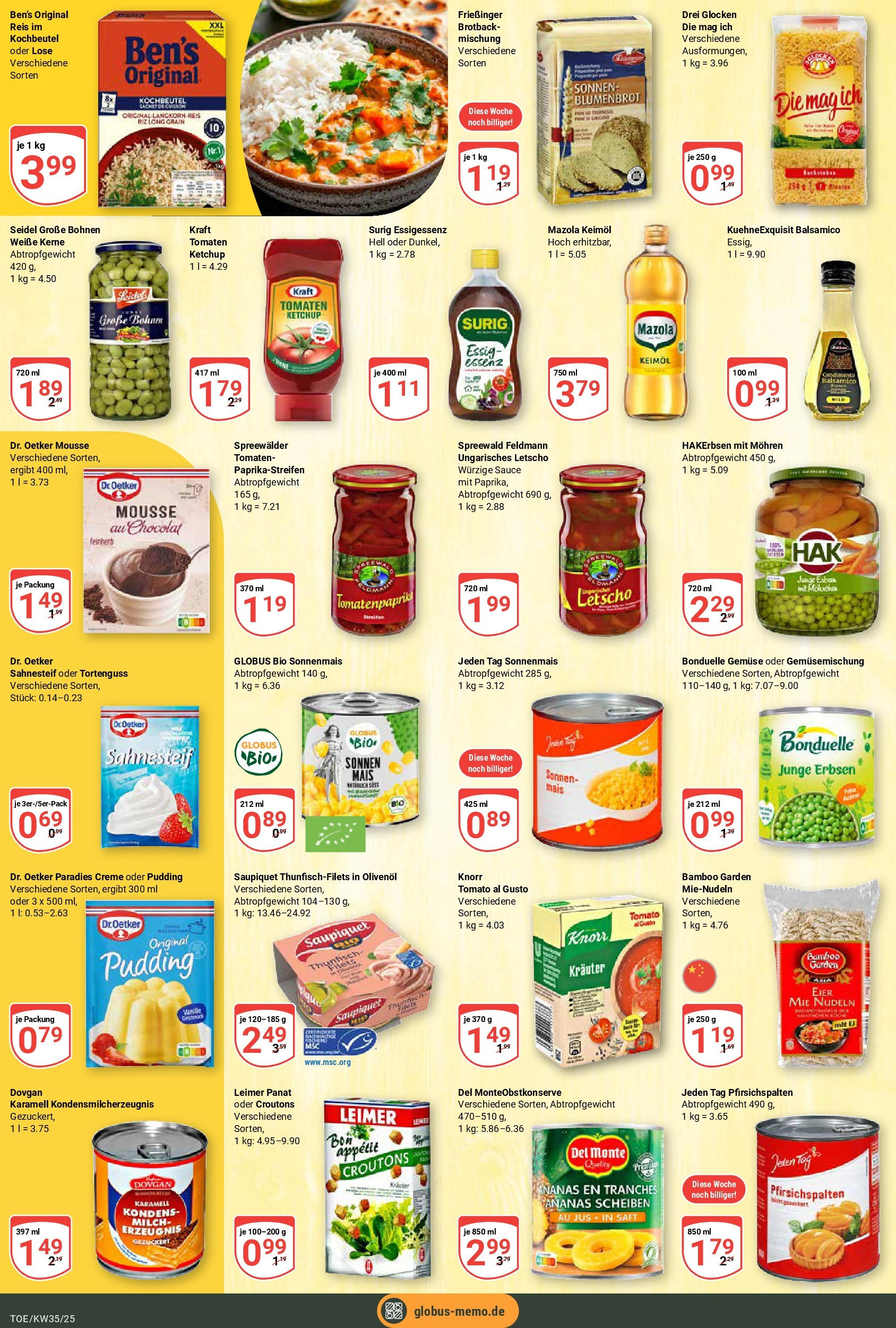 Globus prospekt Tönisvorst (ab 24.08.2025) » Angebote ab Montag | Seite: 13 | Produkte: Eier, Pudding, Nudeln, Erbsen Globus prospekt Tönisvorst (ab 24.08.2025) » Angebote online | Seite: 13 | Produkte: Eier, Pudding, Nudeln, Erbsen
