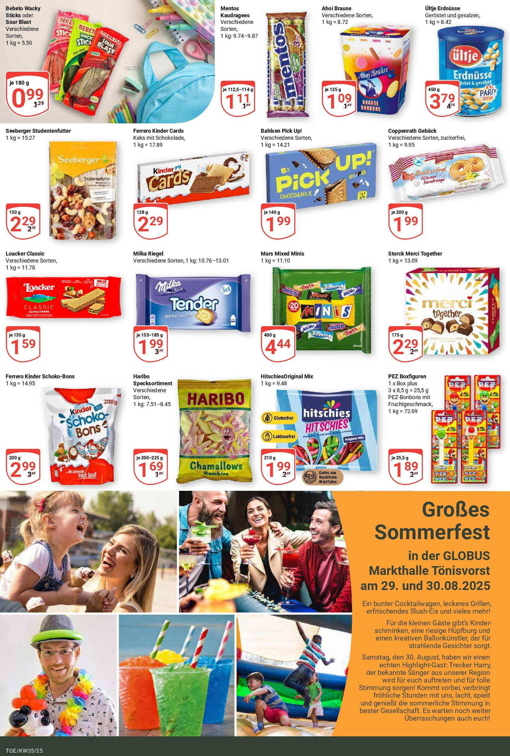 Globus prospekt Tönisvorst (ab 24.08.2025) » Angebote ab Montag | Seite: 15 | Produkte: Ultje erdnusse, Erdnüsse, Twix, Zucker Globus prospekt Tönisvorst (ab 24.08.2025) » Angebote online | Seite: 15 | Produkte: Ultje erdnusse, Erdnüsse, Twix, Zucker