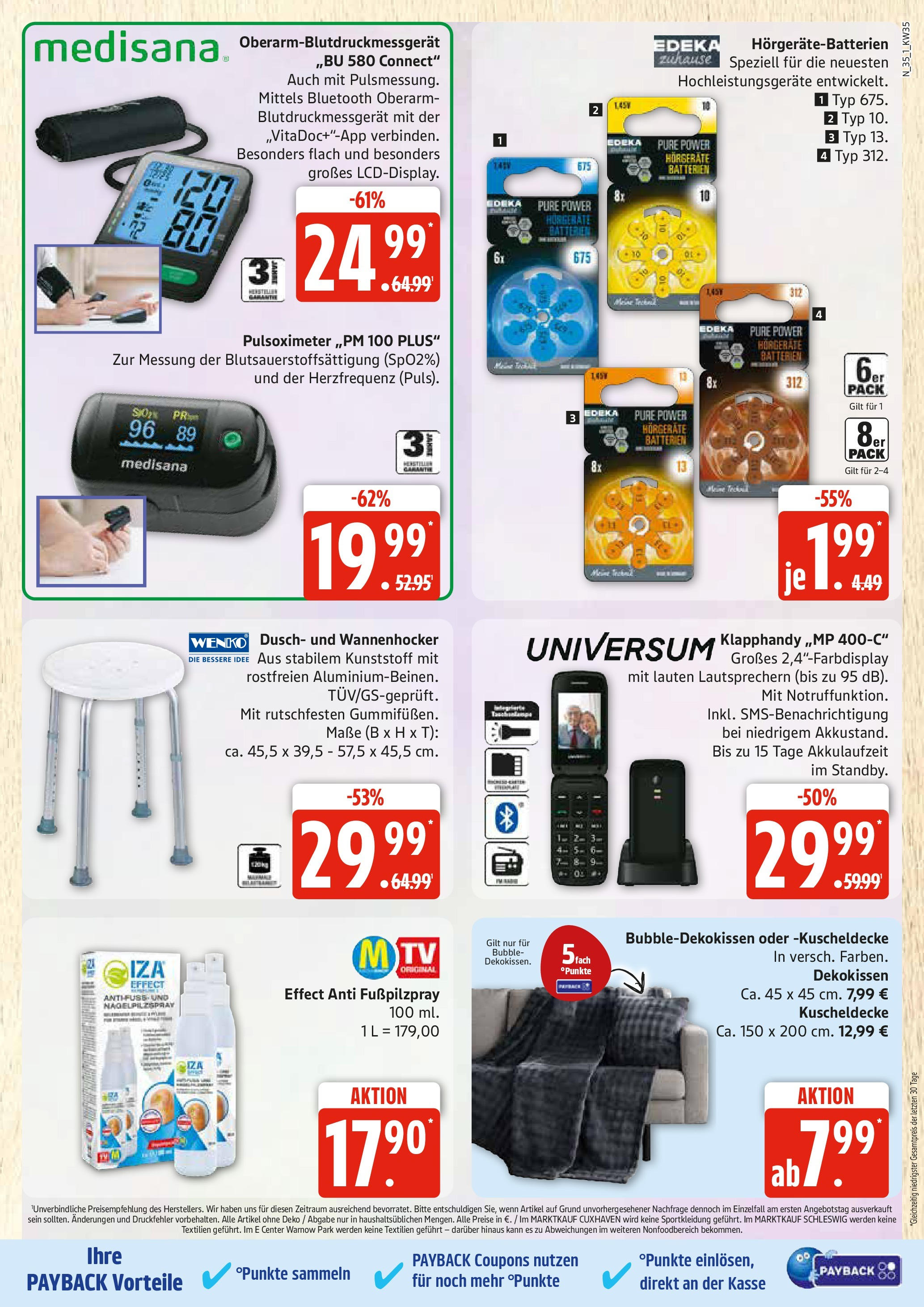 Edeka prospekt Rostock	 (ab 24.08.2025) » Angebote Online | Seite: 35 | Produkte: Batterien, Monitor