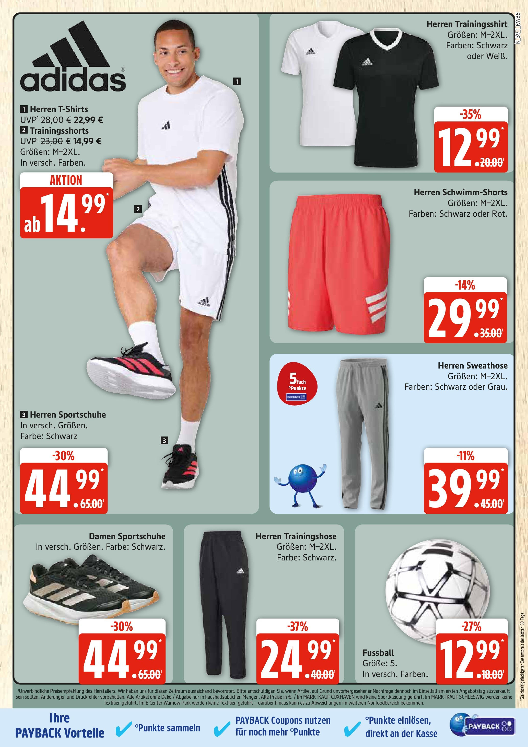 Edeka prospekt Rostock	 (ab 24.08.2025) » Angebote Online | Seite: 39 | Produkte: Shirt, T-Shirt, Fußball, Football