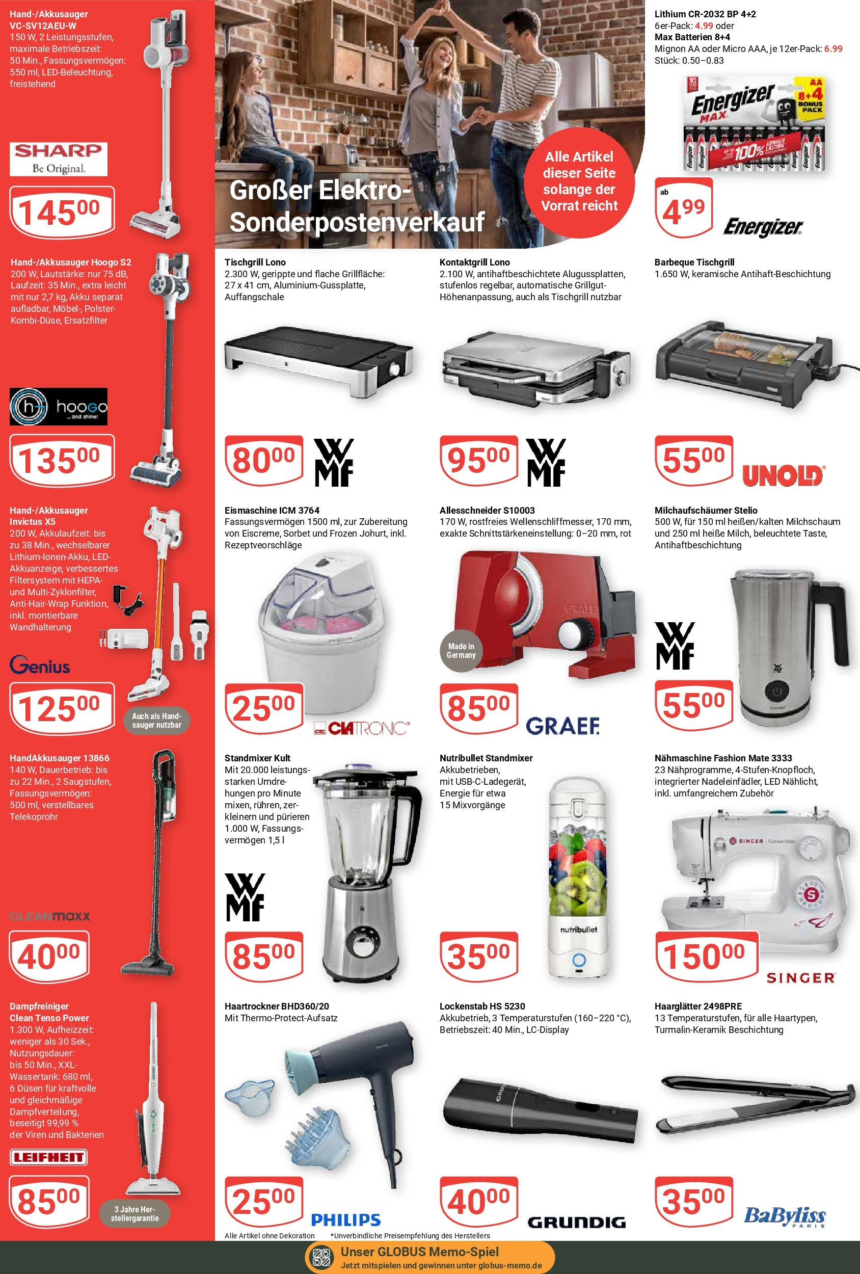 Globus prospekt Tönisvorst (ab 24.08.2025) » Angebote ab Montag | Seite: 27 | Produkte: Philips, Lockenstab, Nähmaschine, Batterien Globus prospekt Tönisvorst (ab 24.08.2025) » Angebote online | Seite: 27 | Produkte: Philips, Lockenstab, Nähmaschine, Batterien