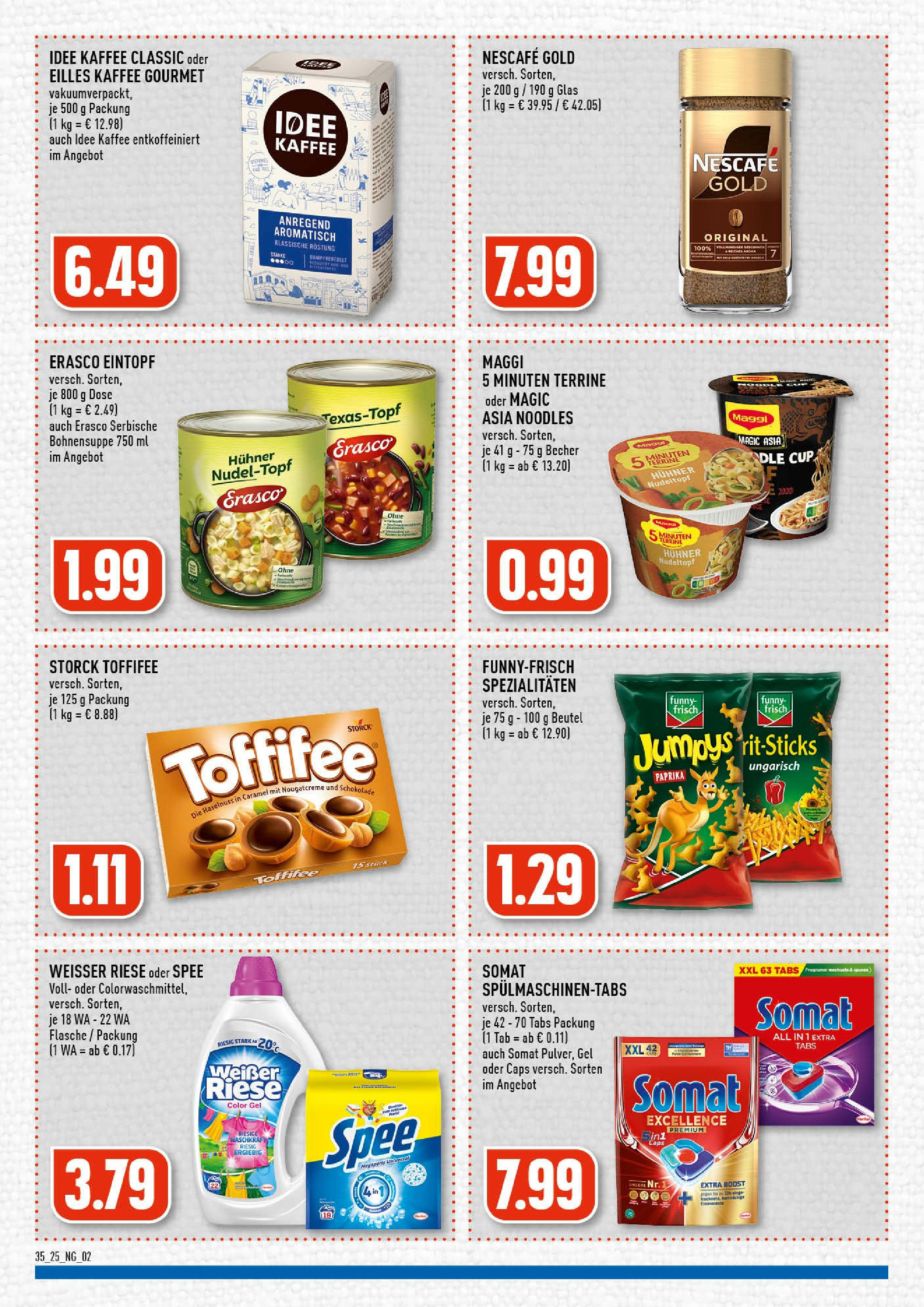 Edeka prospekt Köln-Vingst (ab 24.08.2025) » Angebote Online | Seite: 2 | Produkte: Nescafe, Maggi, Eilles kaffee, Spee Edeka prospekt Köln-Vingst (ab 24.08.2025) » Angebote Online | Seite: 2 | Produkte: Nescafe, Maggi, Eilles kaffee, Spee