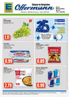 Edeka prospekt Wermelskirchen	 gültig ab dem 24.08.2025