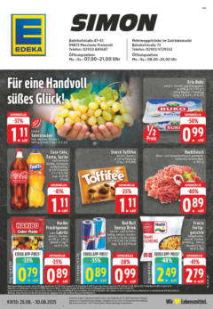Edeka prospekt Meschede - Freienohl	 gültig ab dem 24.08.2025