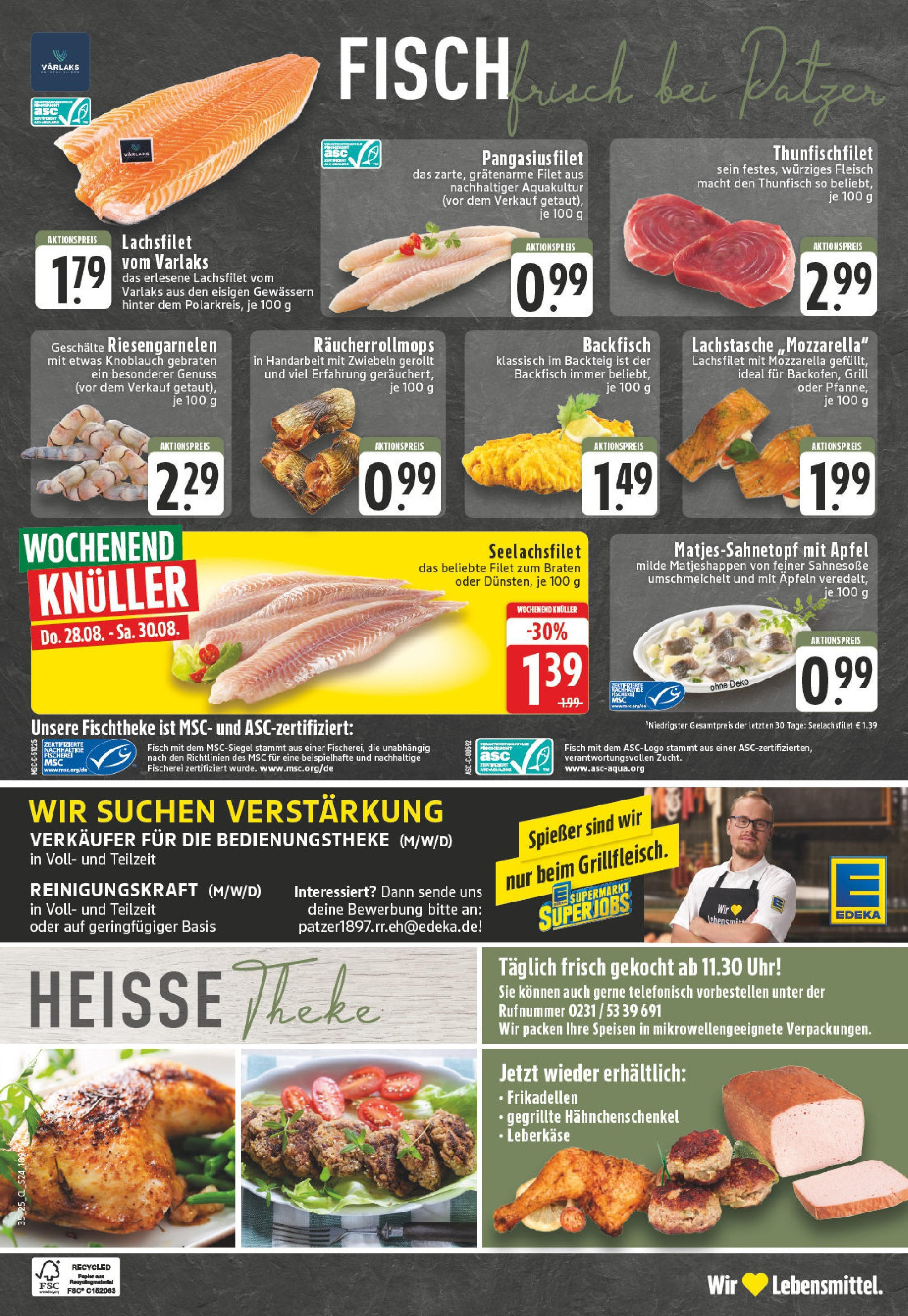 Edeka prospekt Dortmund - Wickede (ab 24.08.2025) » Angebote Online | Seite: 24 | Produkte: Hahnchenschenkel, Knoblauch, Fleisch, Leberkase Edeka prospekt Dortmund - Wickede (ab 24.08.2025) » Angebote Online | Seite: 24 | Produkte: Hahnchenschenkel, Knoblauch, Fleisch, Leberkase