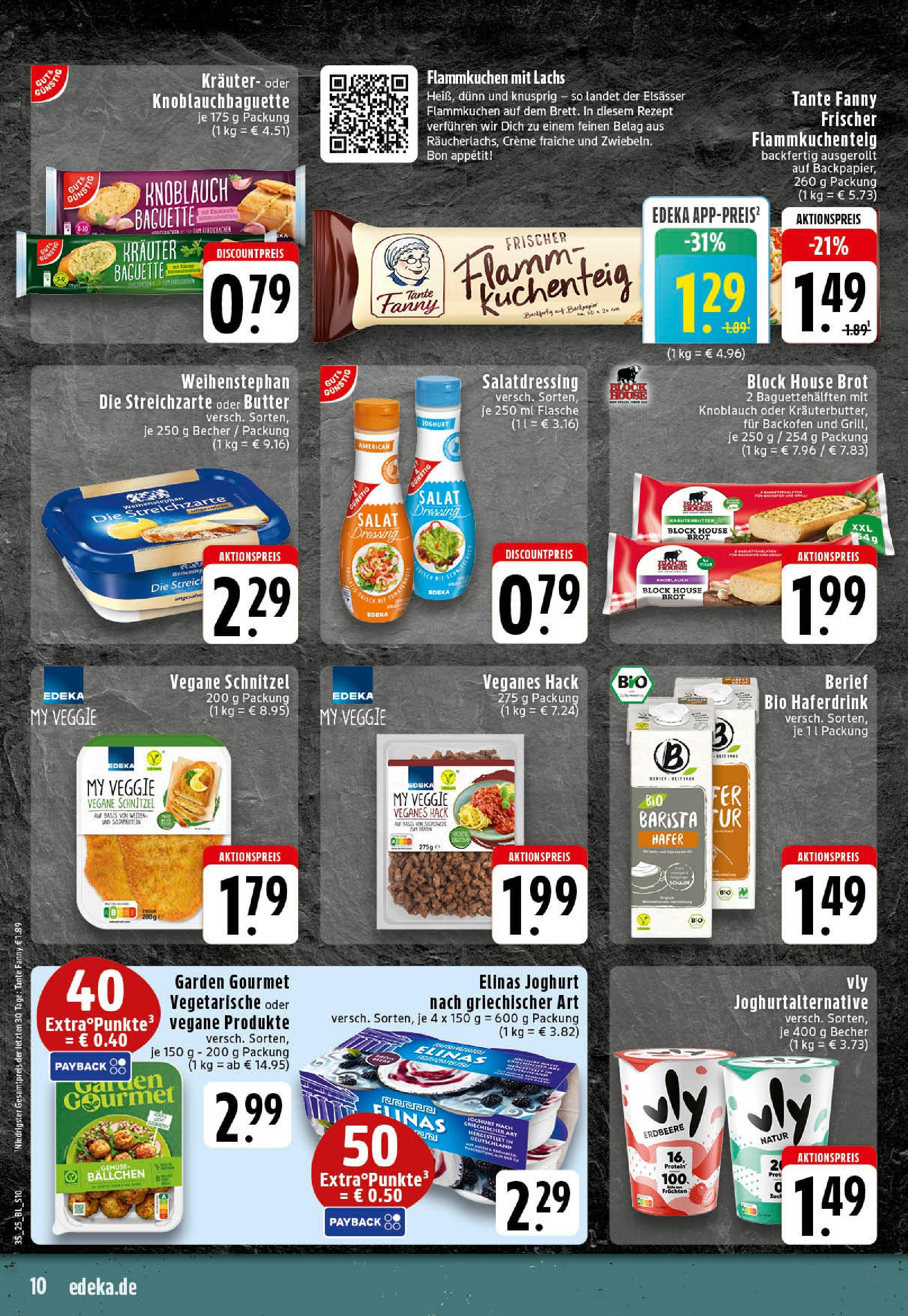 Edeka prospekt Recke (ab 24.08.2025) » Angebote Online | Seite: 10 | Produkte: Baguette, Lachs, Backofen, Brot Edeka prospekt Recke (ab 24.08.2025) » Angebote Online | Seite: 10 | Produkte: Baguette, Lachs, Backofen, Brot