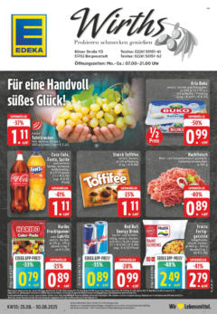 Edeka prospekt Bergneustadt	 gültig ab dem 24.08.2025