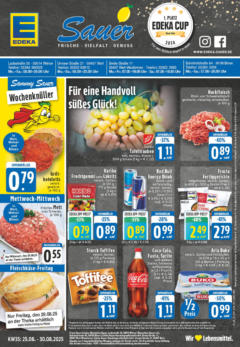 Edeka prospekt Welver	 gültig ab dem 24.08.2025