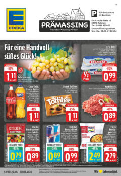 Edeka prospekt Adenau / Eifel	 gültig ab dem 24.08.2025