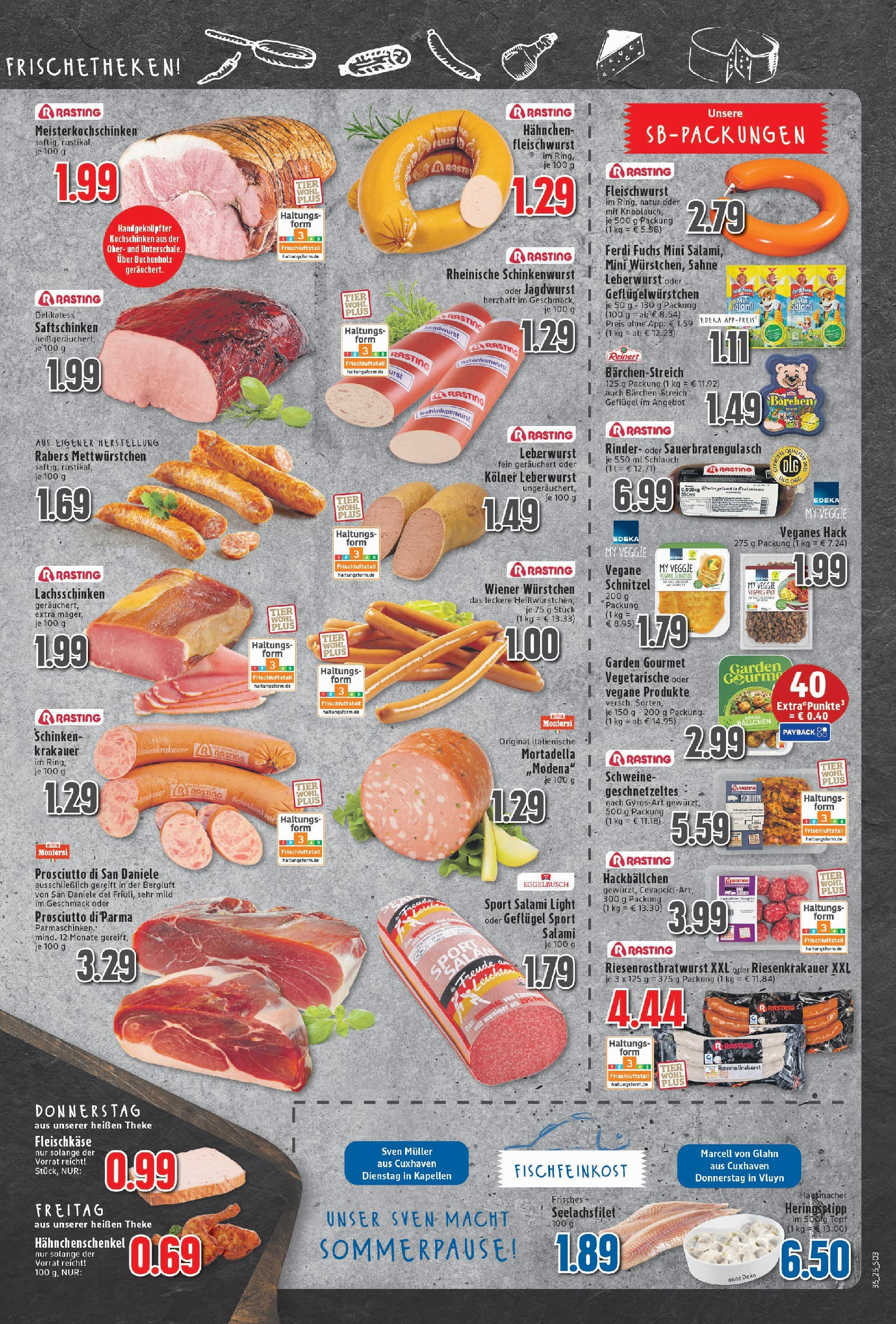 Edeka prospekt Neukirchen-Vluyn (ab 24.08.2025) » Angebote Online | Seite: 3 | Produkte: Theke, Wurst, Schinken, Sahne Edeka prospekt Neukirchen-Vluyn (ab 24.08.2025) » Angebote Online | Seite: 3 | Produkte: Theke, Wurst, Schinken, Sahne