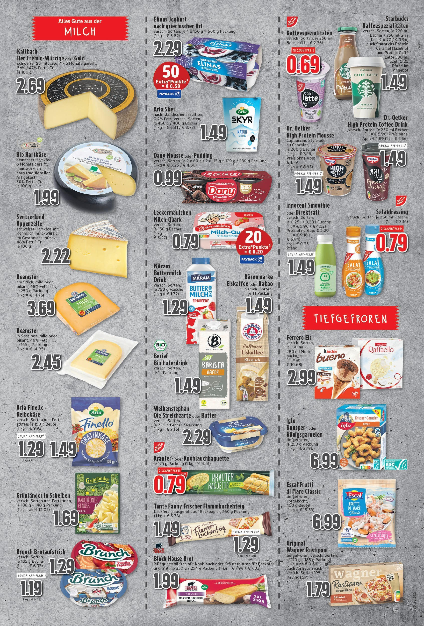 Edeka prospekt Neukirchen-Vluyn (ab 24.08.2025) » Angebote Online | Seite: 5 | Produkte: Buttermilch, Quark, Milch, Pudding Edeka prospekt Neukirchen-Vluyn (ab 24.08.2025) » Angebote Online | Seite: 5 | Produkte: Buttermilch, Quark, Milch, Pudding