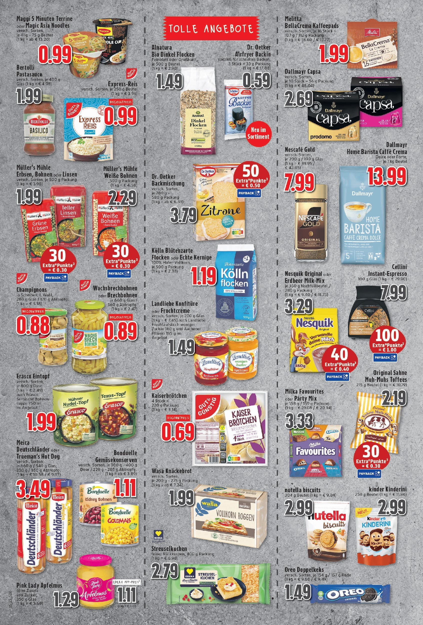 Edeka prospekt Neukirchen-Vluyn (ab 24.08.2025) » Angebote Online | Seite: 6 | Produkte: Nescafe, Nutella, Zitrone, Reis Edeka prospekt Neukirchen-Vluyn (ab 24.08.2025) » Angebote Online | Seite: 6 | Produkte: Nescafe, Nutella, Zitrone, Reis
