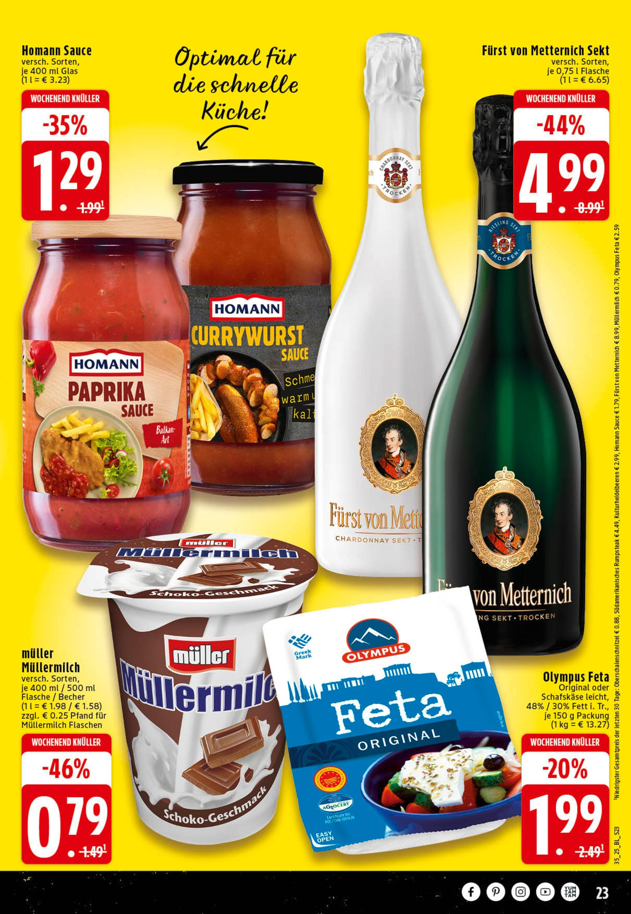 Edeka prospekt Essen (ab 25.08.2025) » Angebote Online | Seite: 23 | Produkte: Rumpsteak, Furst von metternich, Sekt, Paprika Edeka prospekt Essen (ab 25.08.2025) » Angebote Online | Seite: 23 | Produkte: Rumpsteak, Furst von metternich, Sekt, Paprika