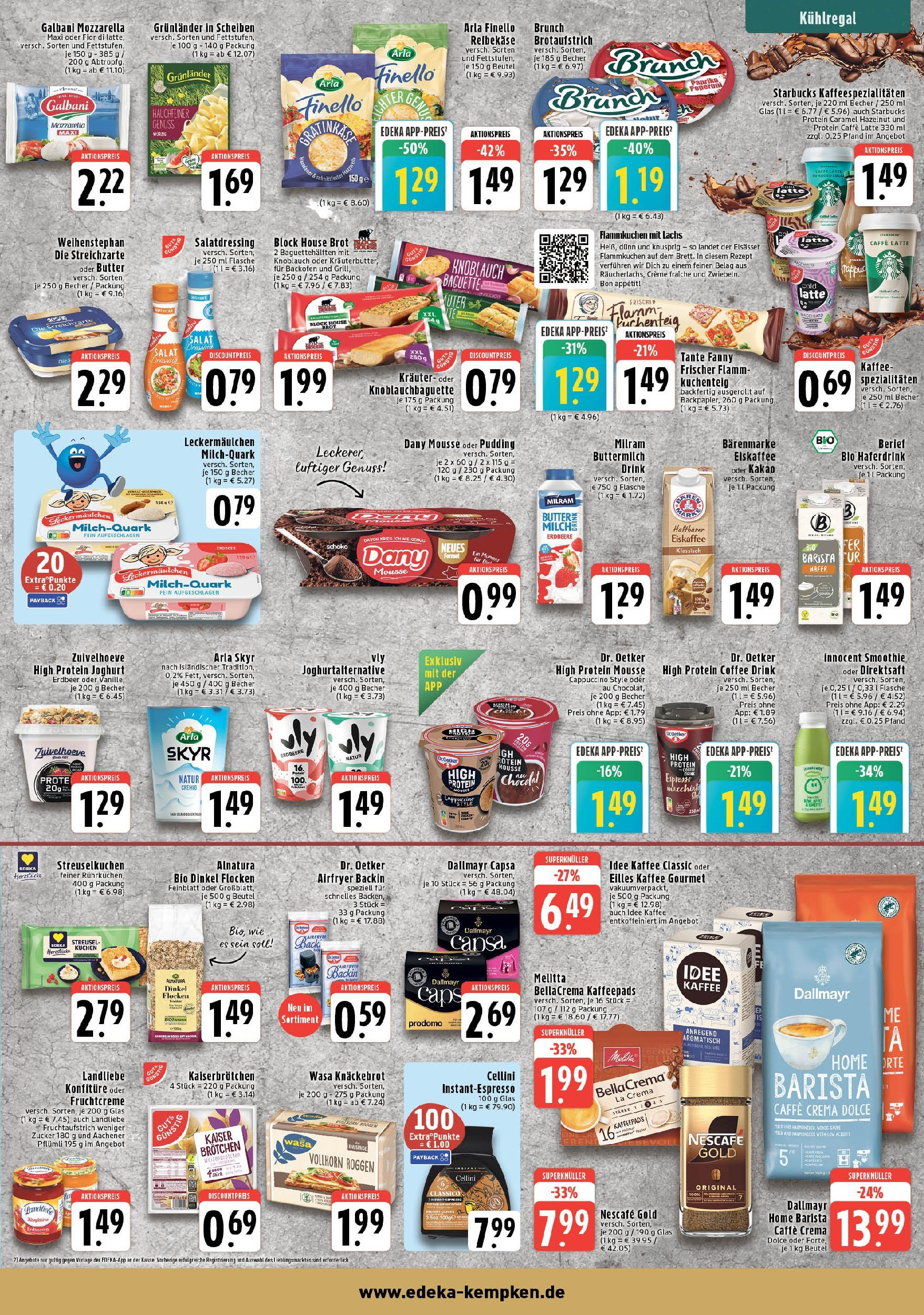 Edeka prospekt Krefeld (ab 24.08.2025) » Angebote Online | Seite: 5 | Produkte: Kaffeepads, Lachs, Dallmayr, Reibekase Edeka prospekt Krefeld (ab 24.08.2025) » Angebote Online | Seite: 5 | Produkte: Kaffeepads, Lachs, Dallmayr, Reibekase