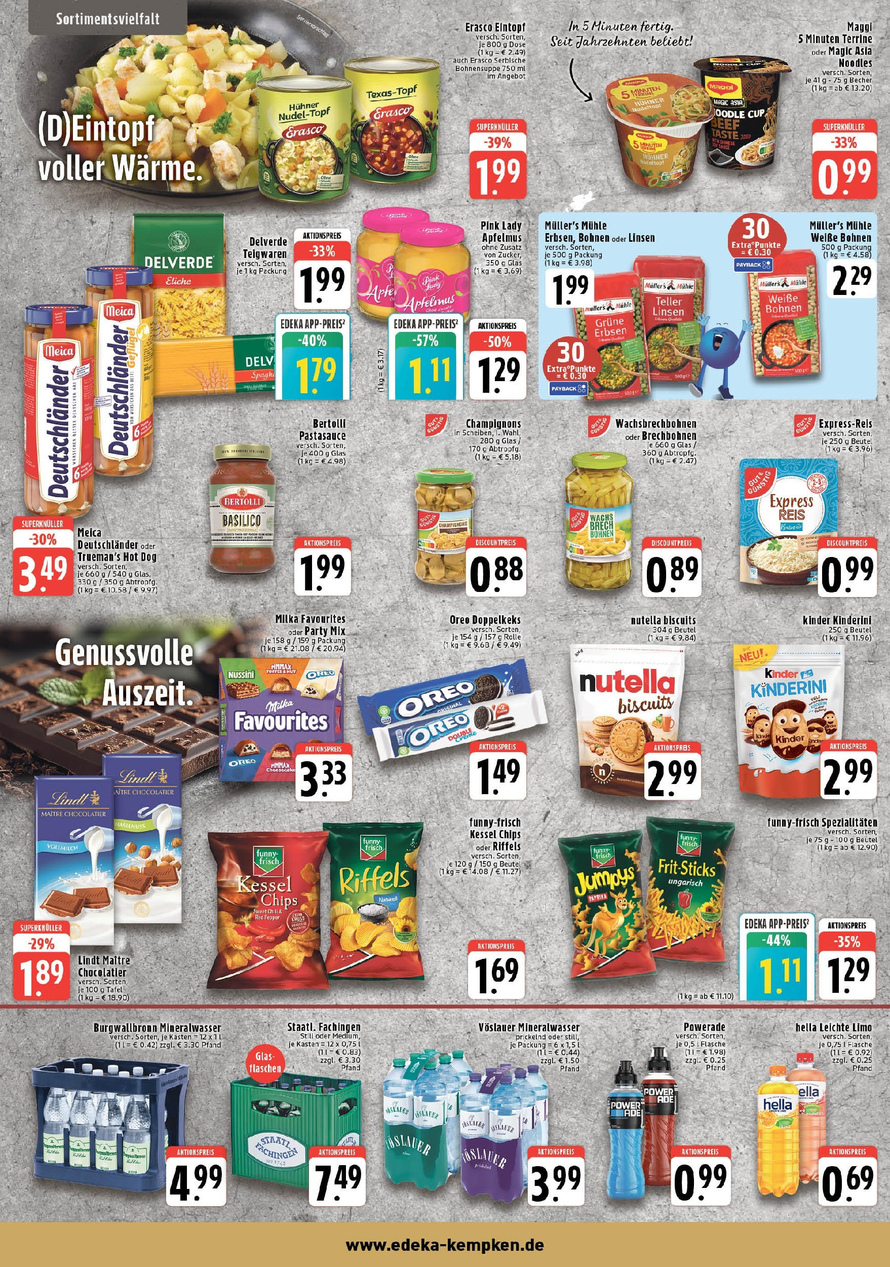 Edeka prospekt Krefeld (ab 24.08.2025) » Angebote Online | Seite: 6 | Produkte: Mineralwasser, Apple, Pasta, Reis Edeka prospekt Krefeld (ab 24.08.2025) » Angebote Online | Seite: 6 | Produkte: Mineralwasser, Apple, Pasta, Reis