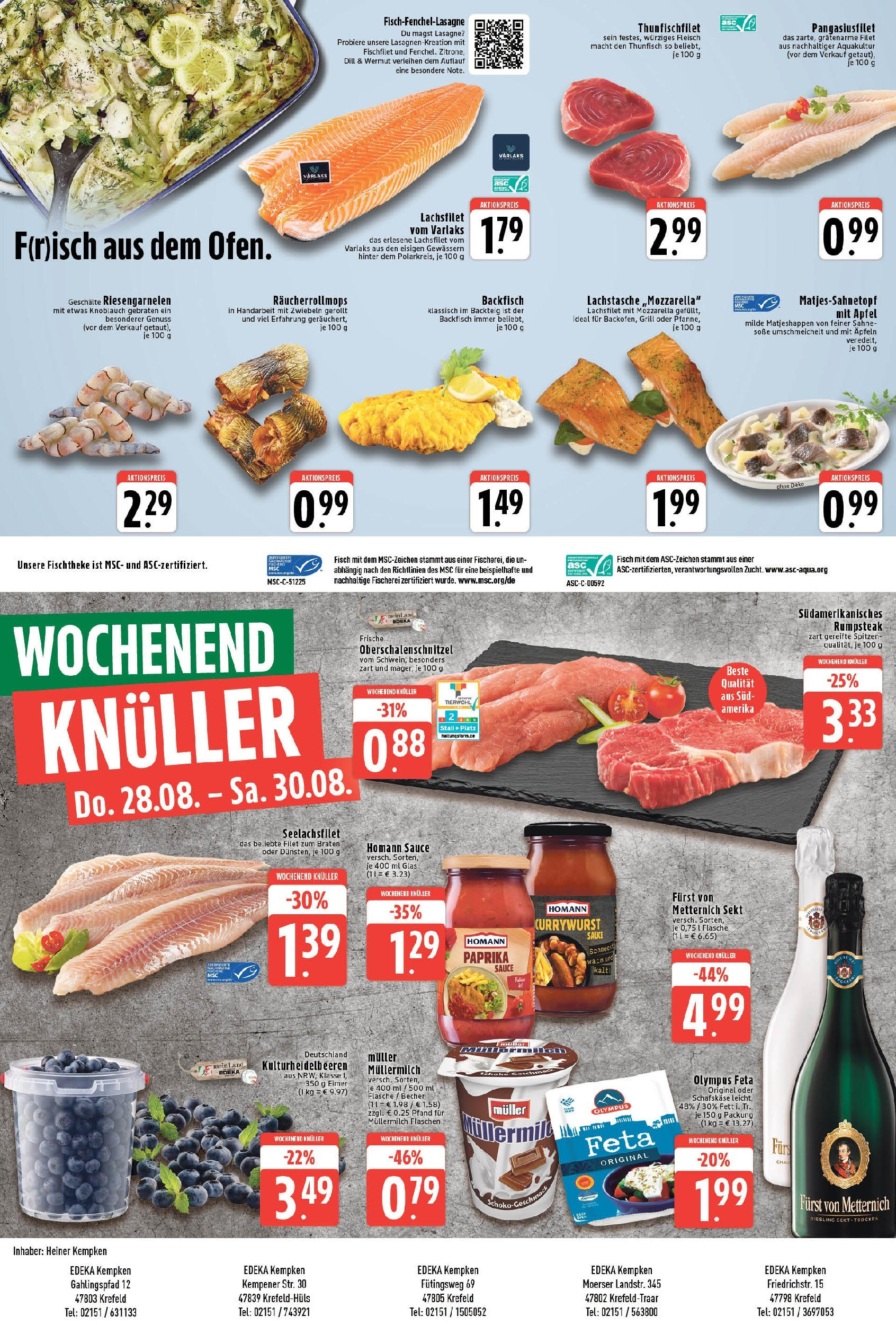 Edeka prospekt Krefeld (ab 24.08.2025) » Angebote Online | Seite: 8 | Produkte: Äpfel, Paprika, Soße, Sahne Edeka prospekt Krefeld (ab 24.08.2025) » Angebote Online | Seite: 8 | Produkte: Äpfel, Paprika, Soße, Sahne