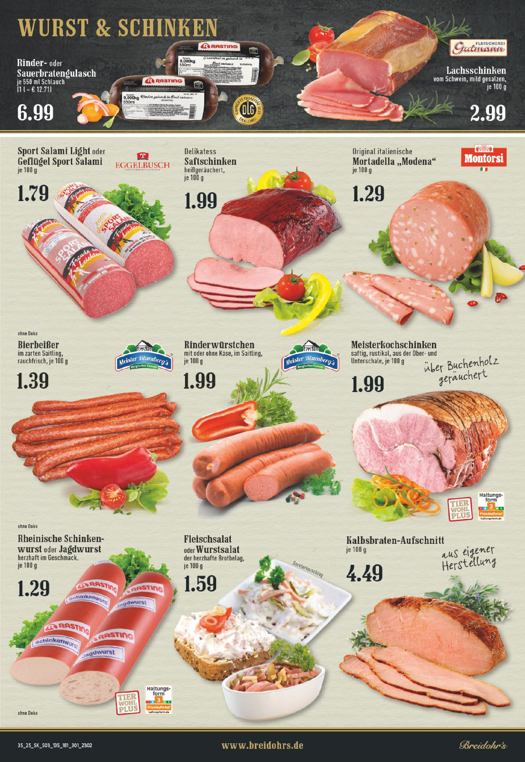 Edeka prospekt Bergisch Gladbach (ab 24.08.2025) » Angebote Online | Seite: 3 | Produkte: Gulasch, Wurst, Salami, Schinken Edeka prospekt Bergisch Gladbach (ab 24.08.2025) » Angebote Online | Seite: 3 | Produkte: Gulasch, Wurst, Salami, Schinken