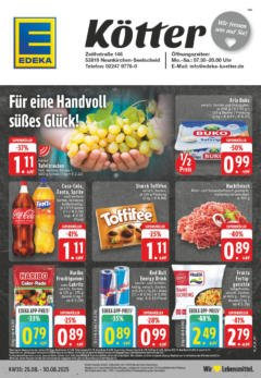 Edeka prospekt Neunkirchen - Seelscheid	 gültig ab dem 24.08.2025