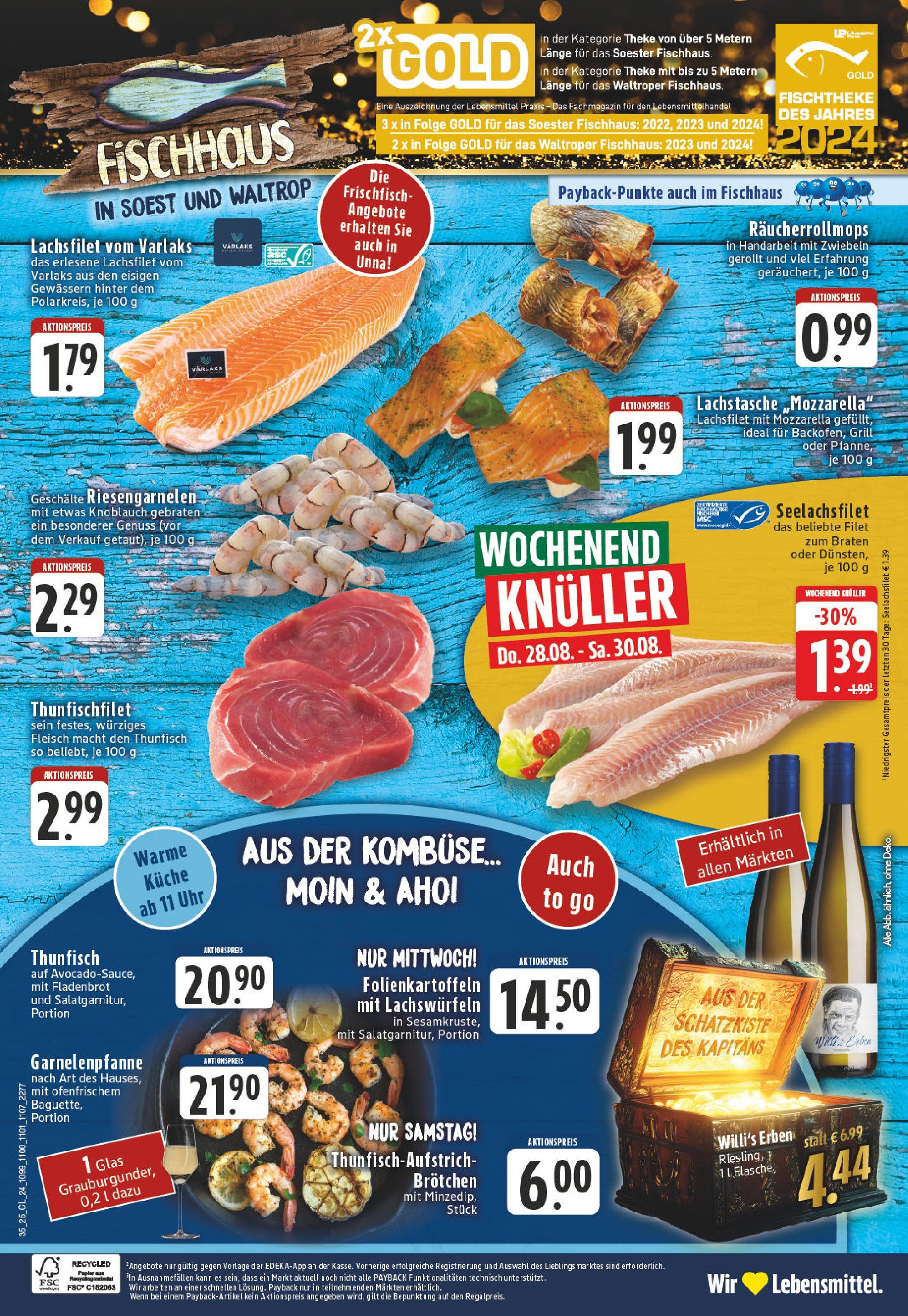 Edeka prospekt Dortmund (ab 24.08.2025) » Angebote Online | Seite: 24 | Produkte: Theke, Thunfisch, Zwiebeln, Uhr Edeka prospekt Dortmund (ab 24.08.2025) » Angebote Online | Seite: 24 | Produkte: Theke, Thunfisch, Zwiebeln, Uhr