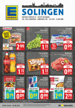 Edeka prospekt Solingen	 gültig ab dem 24.08.2025