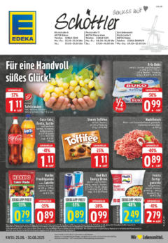 Edeka prospekt Reken - Maria Veen	 gültig ab dem 24.08.2025