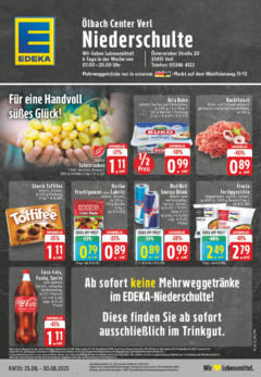 Edeka prospekt Verl	 gültig ab dem 24.08.2025