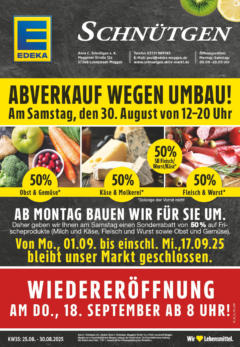 Edeka prospekt Lennestadt	 gültig ab dem 24.08.2025