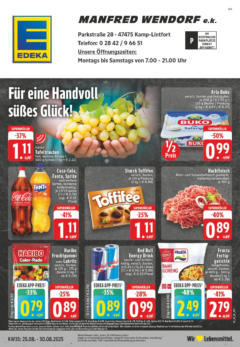 Edeka prospekt Kamp-Lintfort	 gültig ab dem 24.08.2025
