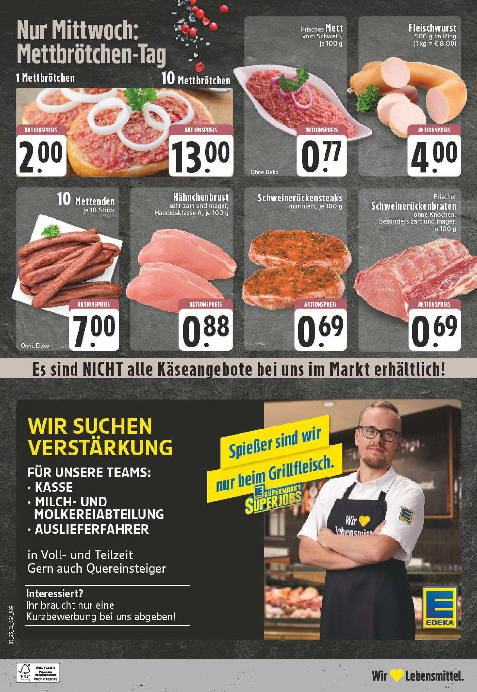 Edeka prospekt Iserlohn (ab 24.08.2025) » Angebote Online | Seite: 24 | Produkte: Milch, Hahnchenbrust Edeka prospekt Iserlohn (ab 24.08.2025) » Angebote Online | Seite: 24 | Produkte: Milch, Hahnchenbrust