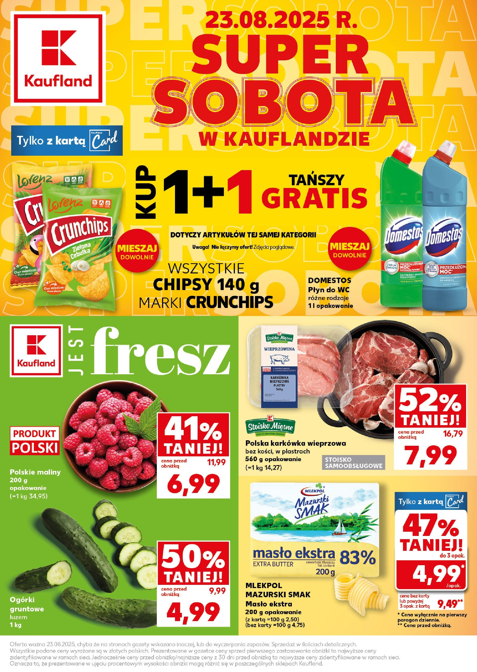 KAUFLAND gazetka promocyjna 23.08.2025 - Promocje - Numer strony 1