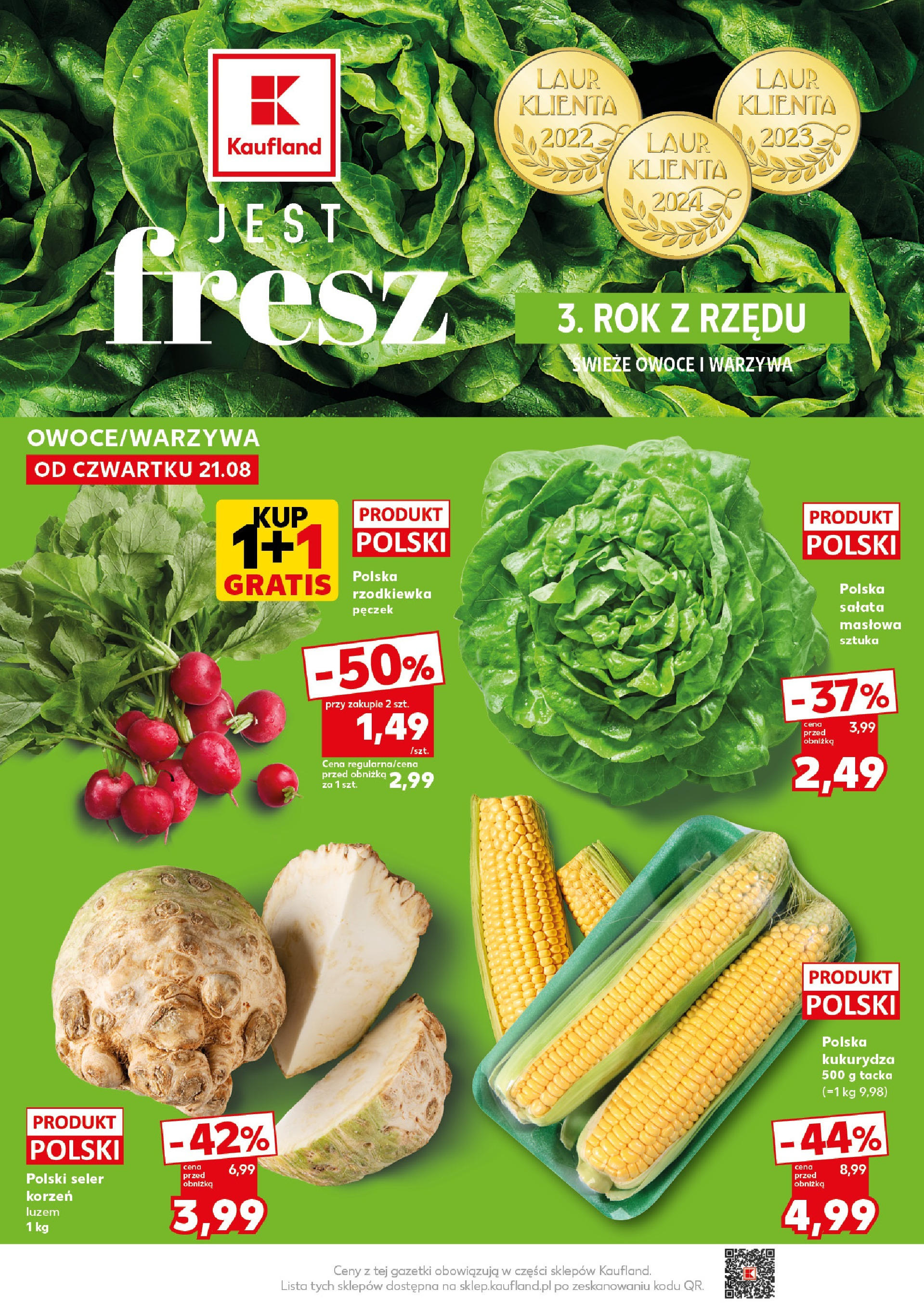 Kaufland gazetka - Super Sobota (23.08.2025) - od jutra | Strona: 8 | Produkty: Kukurydza, Warzywa, Owoce Kaufland gazetka - Super Sobota od 23.08.2025 - od jutra PDF | Strona: 8 | Produkty: Kukurydza, Warzywa, Owoce