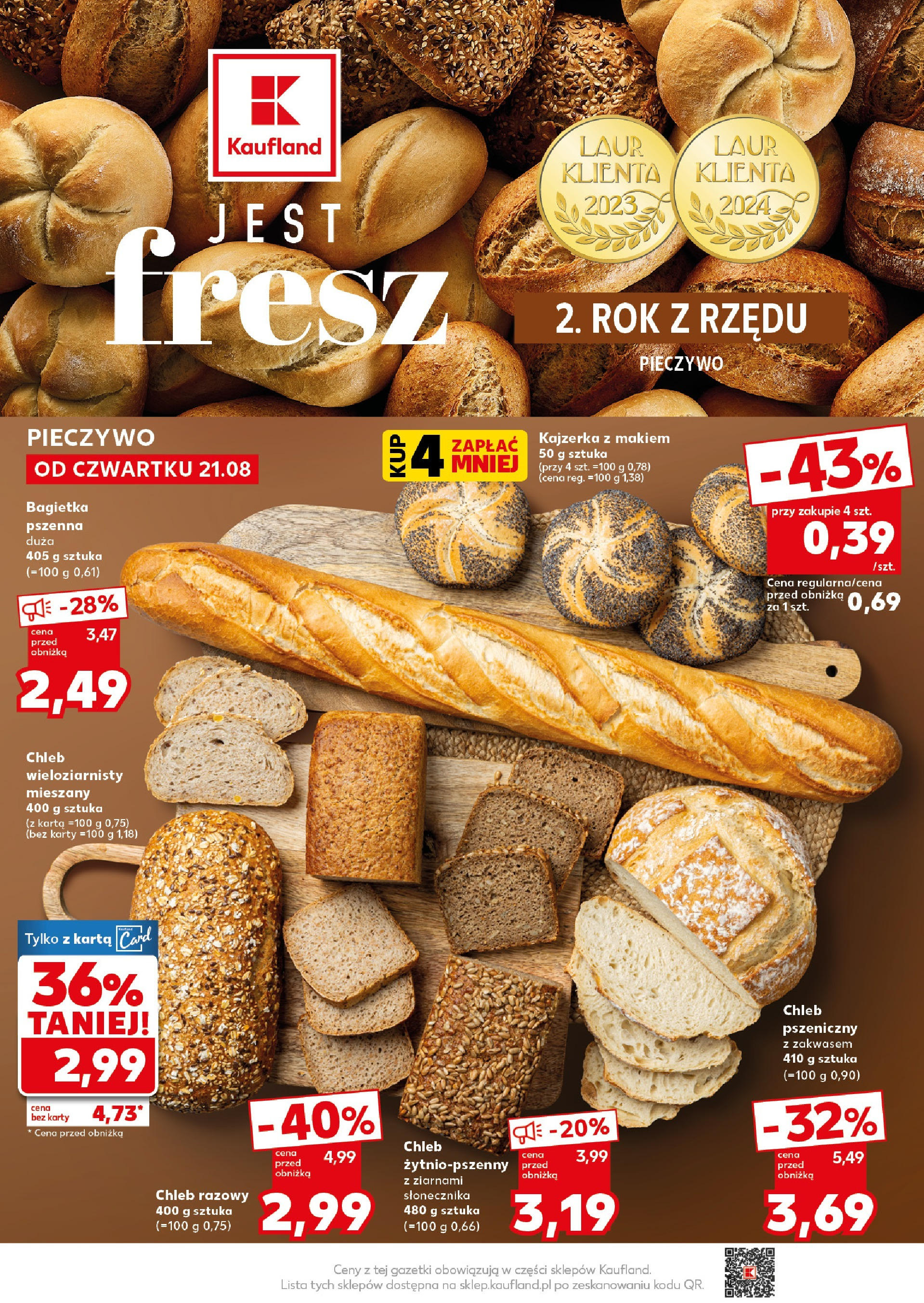 Kaufland gazetka - Super Sobota (23.08.2025) - od jutra | Strona: 10 | Produkty: Karta, Bagietka, Chleb, Chleb wieloziarnisty Kaufland gazetka - Super Sobota od 23.08.2025 - od jutra PDF | Strona: 10 | Produkty: Karta, Bagietka, Chleb, Chleb wieloziarnisty
