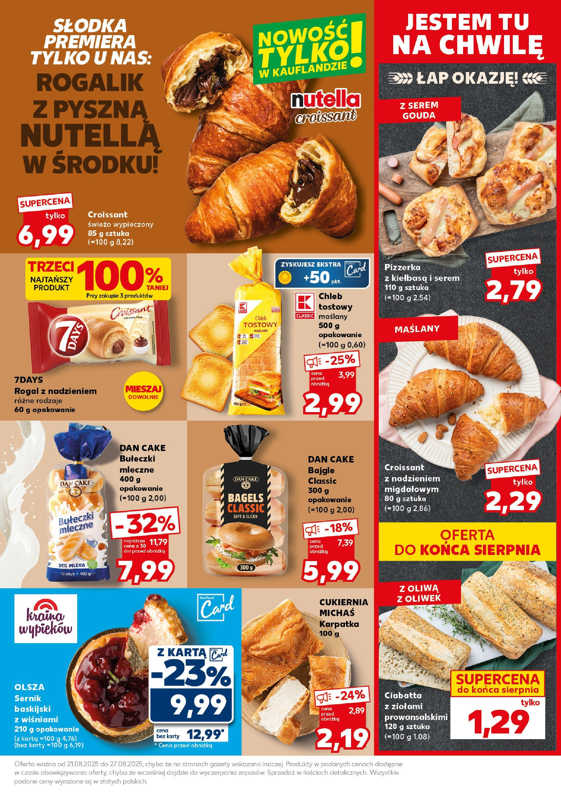 Kaufland gazetka - Super Sobota (23.08.2025) - od jutra | Strona: 11 | Produkty: Karta, Mleka, Chleb, Ciabatta Kaufland gazetka - Super Sobota od 23.08.2025 - od jutra PDF | Strona: 11 | Produkty: Karta, Mleka, Chleb, Ciabatta