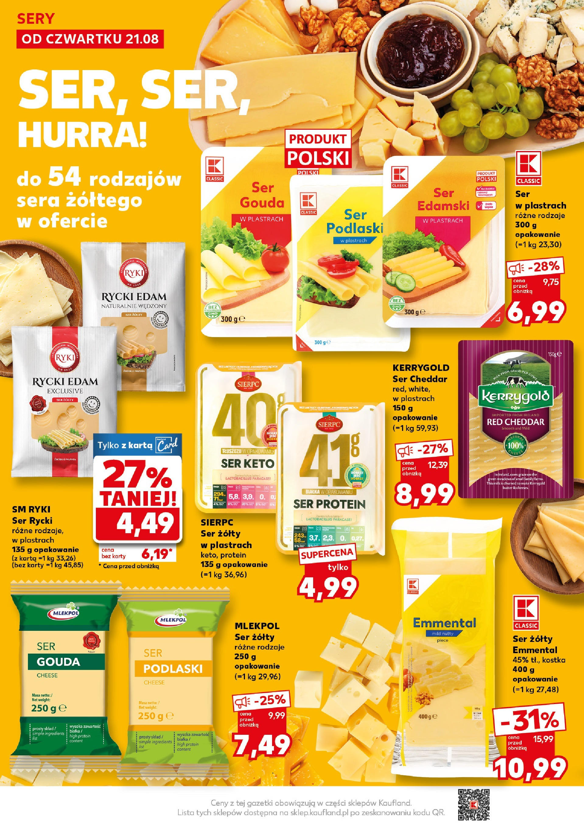 Kaufland gazetka - Super Sobota (23.08.2025) - od jutra | Strona: 12 | Produkty: Sery, Ser, Cheddar, Ser cheddar Kaufland gazetka - Super Sobota od 23.08.2025 - od jutra PDF | Strona: 12 | Produkty: Sery, Ser, Cheddar, Ser cheddar