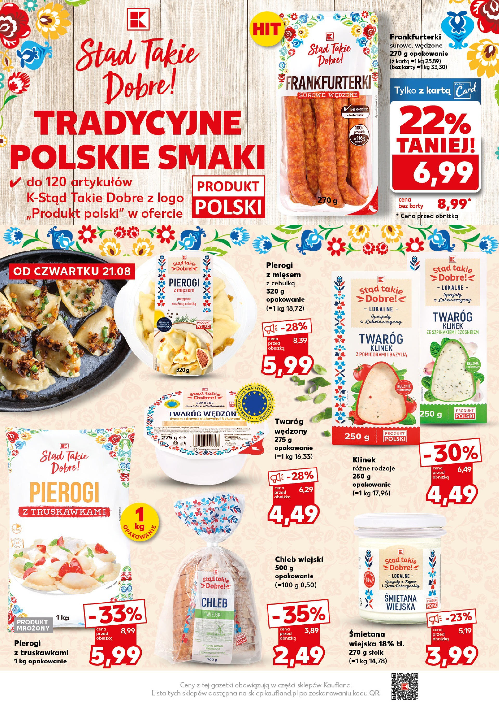 Kaufland gazetka - Super Sobota (23.08.2025) - od jutra | Strona: 16 | Produkty: Karta, Frankfurterki, Pierogi z mięsem, Twaróg Kaufland gazetka - Super Sobota od 23.08.2025 - od jutra PDF | Strona: 16 | Produkty: Karta, Frankfurterki, Pierogi z mięsem, Twaróg