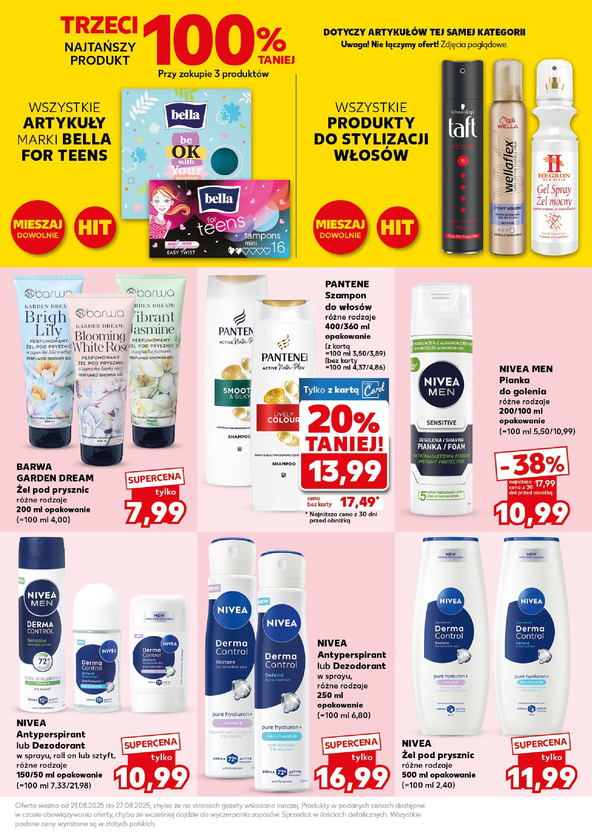 Kaufland gazetka - Super Sobota (23.08.2025) - od jutra | Strona: 23 | Produkty: Karta, Szampon, Pianka do golenia, Antyperspirant Kaufland gazetka - Super Sobota od 23.08.2025 - od jutra PDF | Strona: 23 | Produkty: Karta, Szampon, Pianka do golenia, Antyperspirant