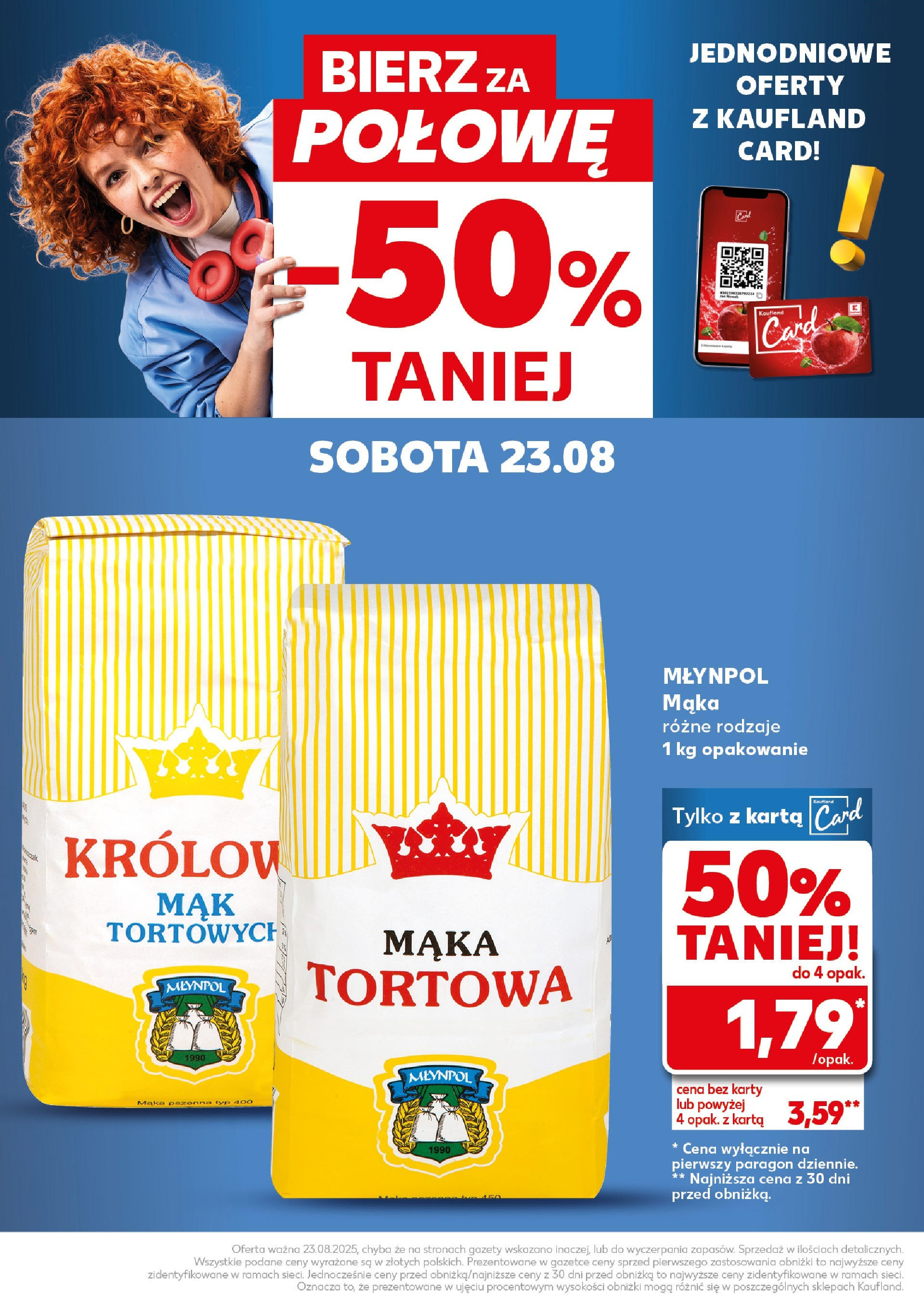 Kaufland gazetka - Super Sobota (23.08.2025) - od jutra | Strona: 26 | Produkty: Karta Kaufland gazetka - Super Sobota od 23.08.2025 - od jutra PDF | Strona: 26 | Produkty: Karta