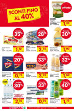Sconti fino al 40%
