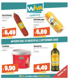 Offerte dal 21 agosto al 3 settembre 2025